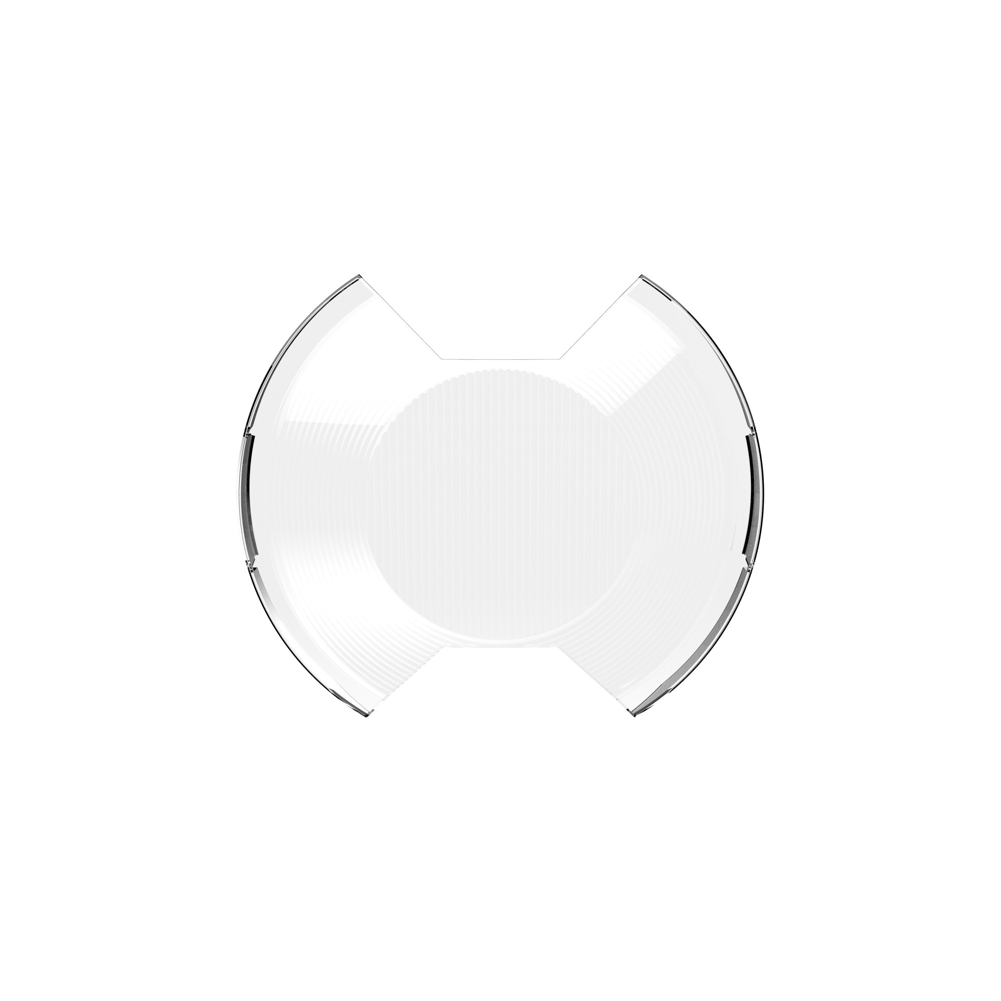 KC HiLiTES SlimLite 8" LED - Light Shield - SAE Driving - Clear 5209