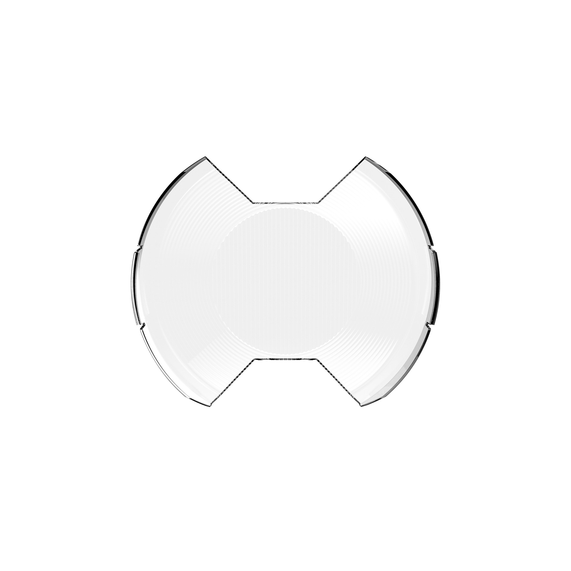 KC HiLiTES SlimLite 8" LED - Light Shield - SAE Driving - Clear 5209