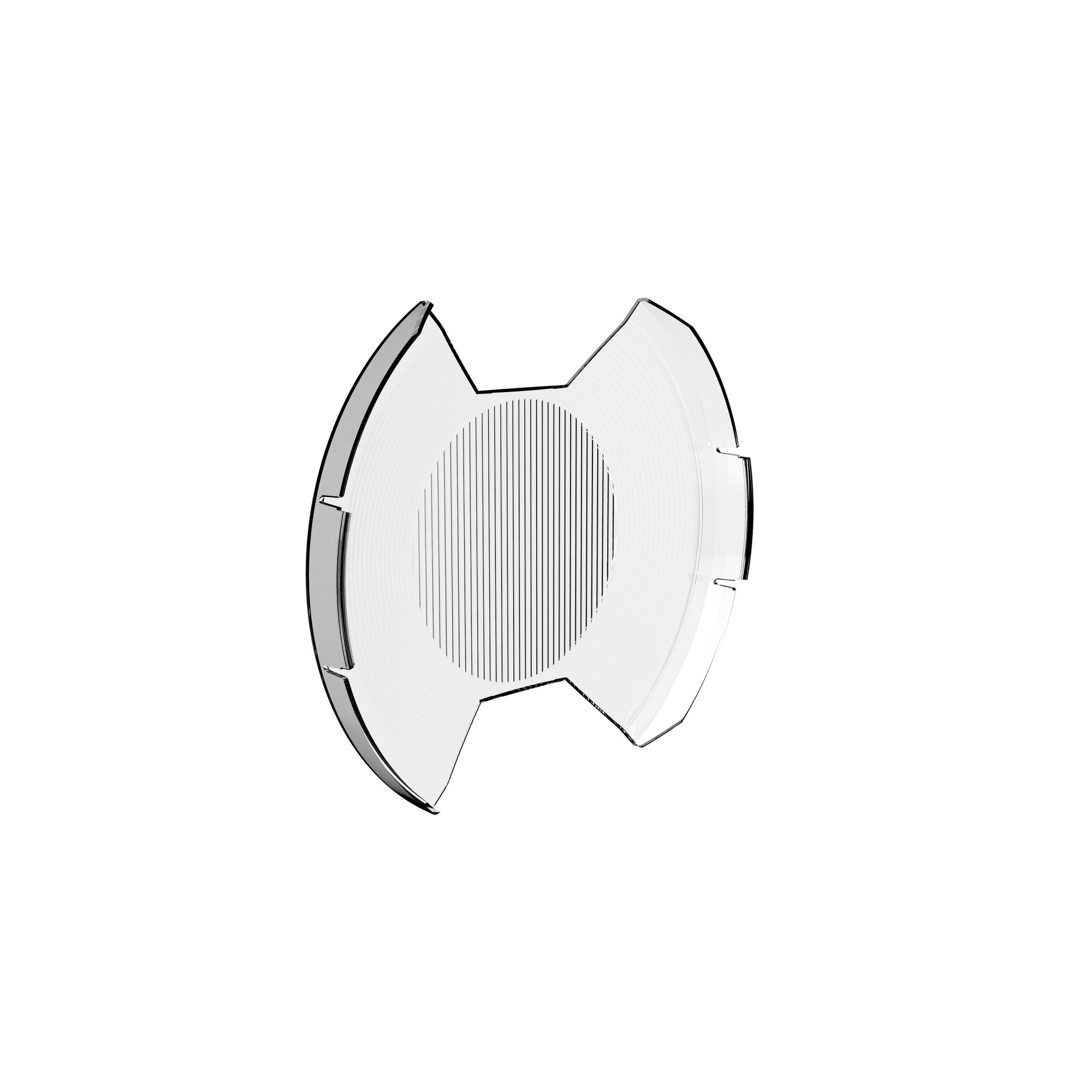 KC HiLiTES SlimLite 8" LED - Light Shield - SAE Driving - Clear 5209