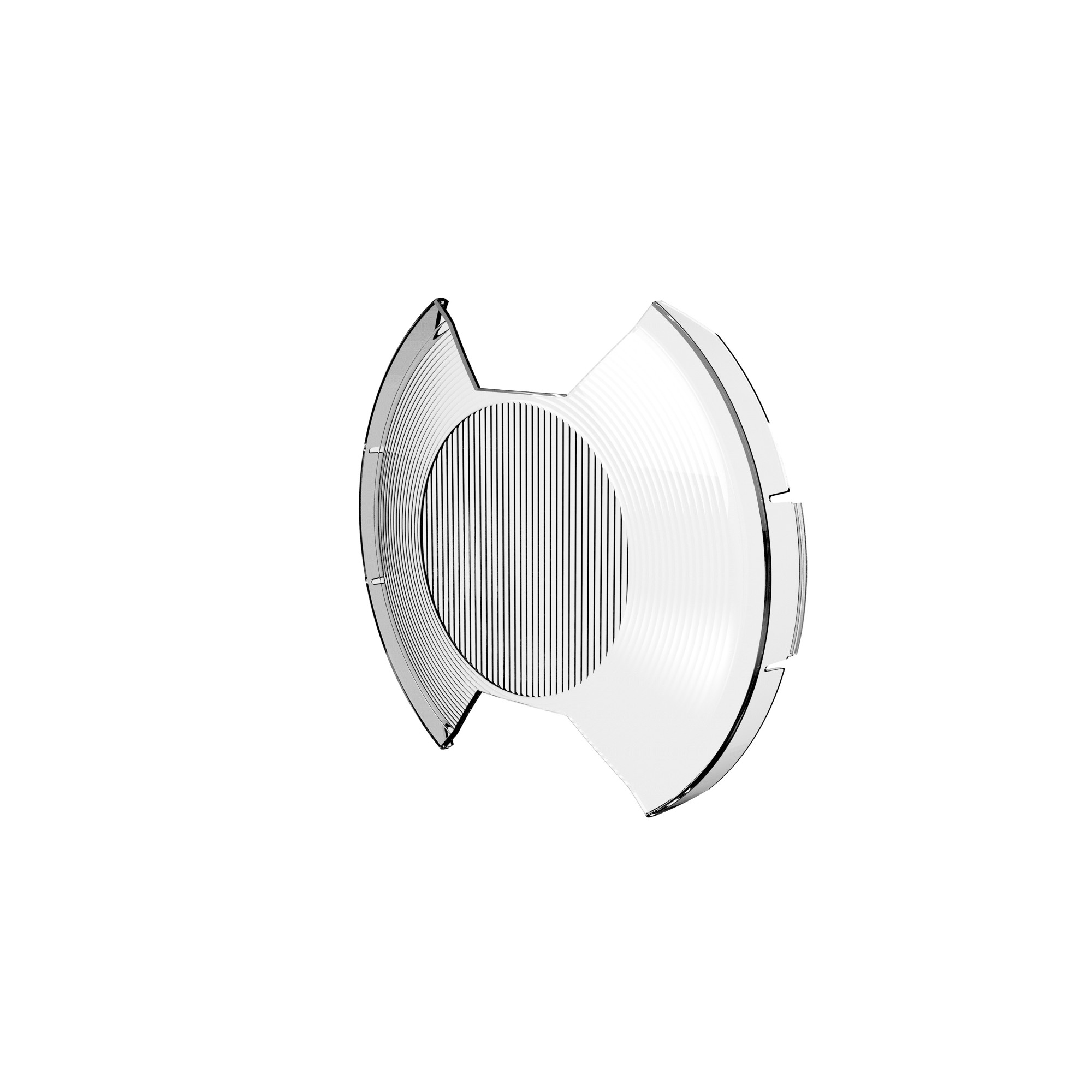 KC HiLiTES SlimLite 8" LED - Light Shield - SAE Driving - Clear 5209