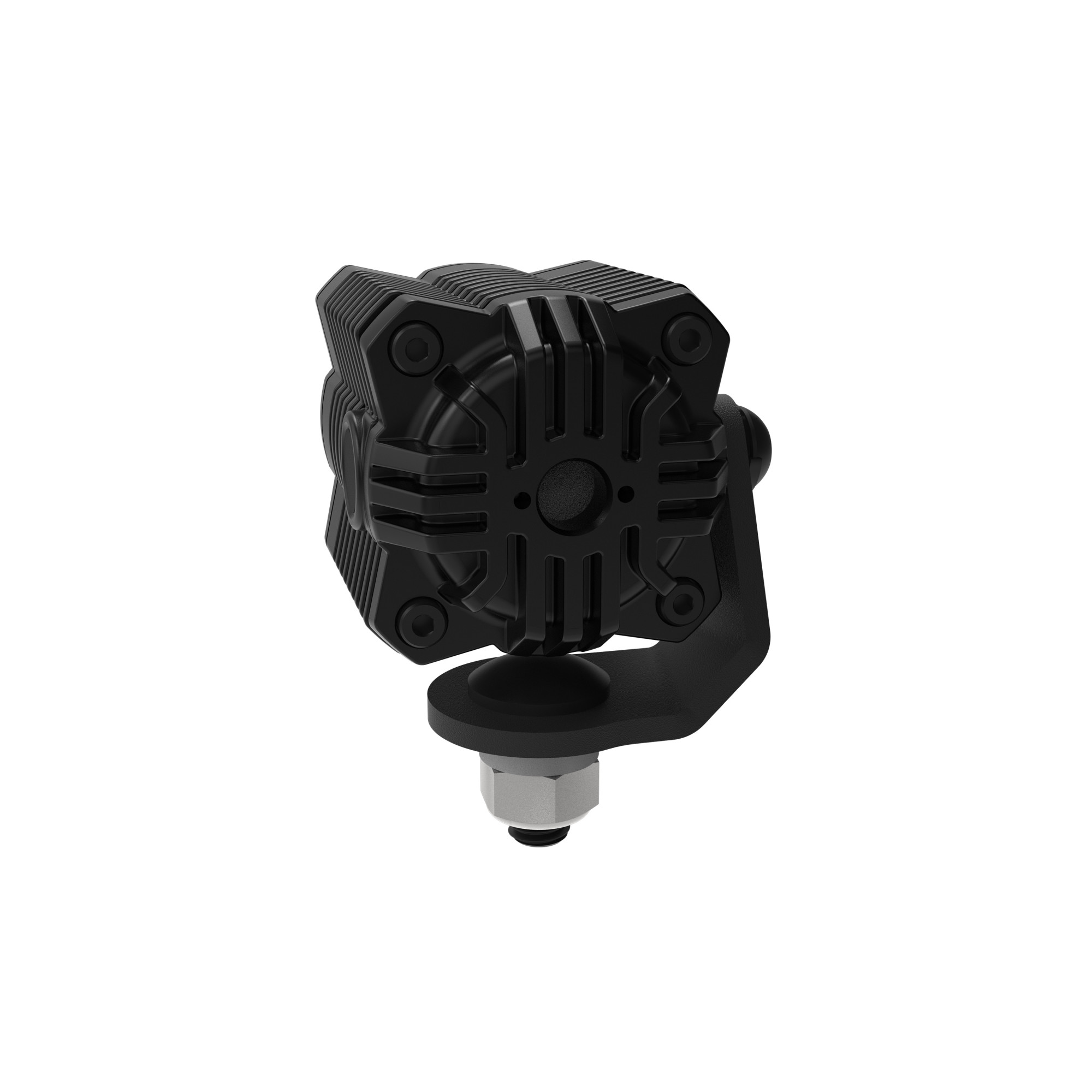 KC HiLiTES KC FLEX ERA 1 LED 2-Light Kit with Rear Ext Wiring Harness and Spread Beam Ptrn 520