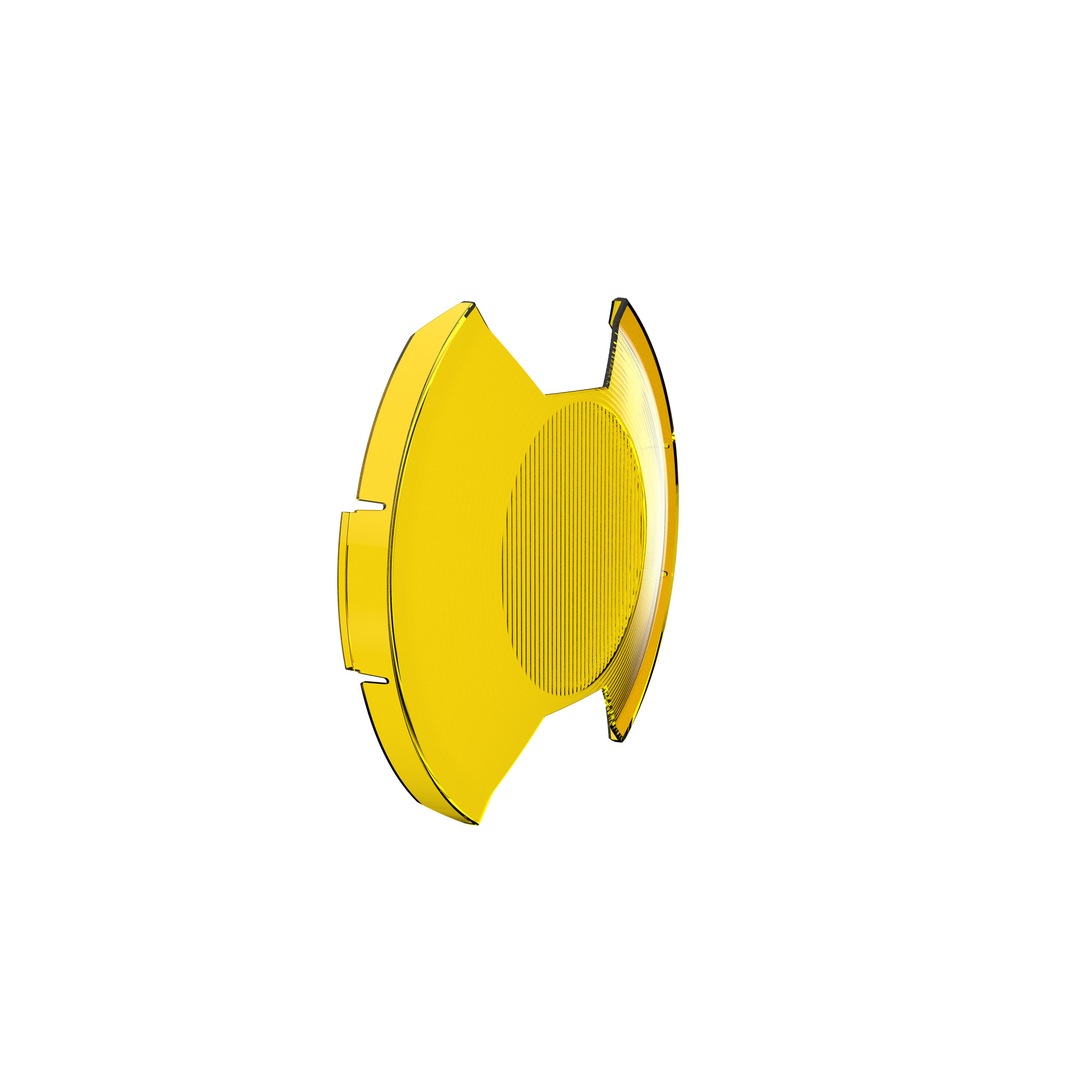 KC HiLiTES SlimLite 8" LED - Light Shield - SAE Driving - Selective Yellow 5210