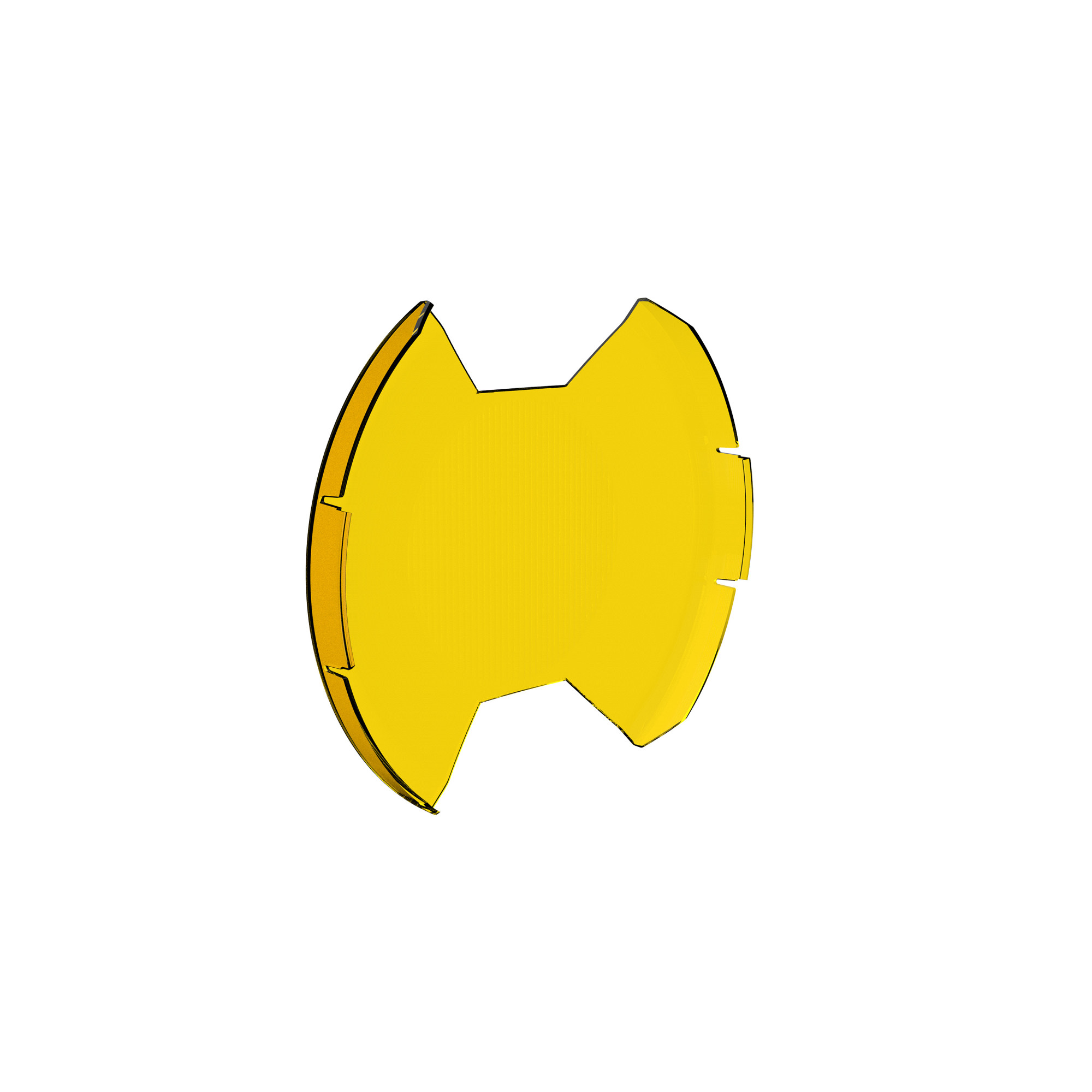 KC HiLiTES SlimLite 8" LED - Light Shield - SAE Driving - Selective Yellow 5210