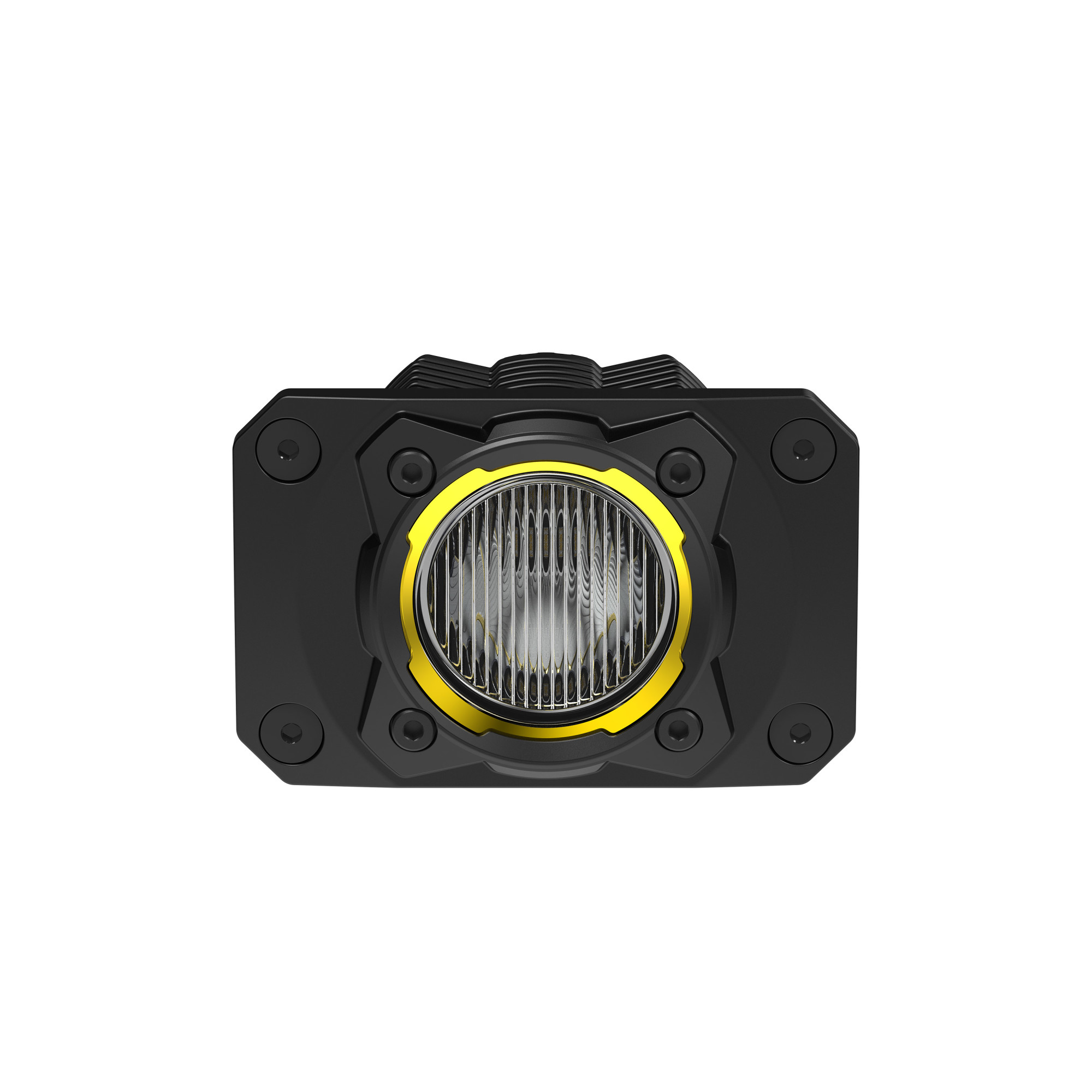 KC HiLiTES KC FLEX ERA 1 LED 2-Light Flush Mount Kit Rear Ext Wiring Harness & Sprd Bm Ptrn 521