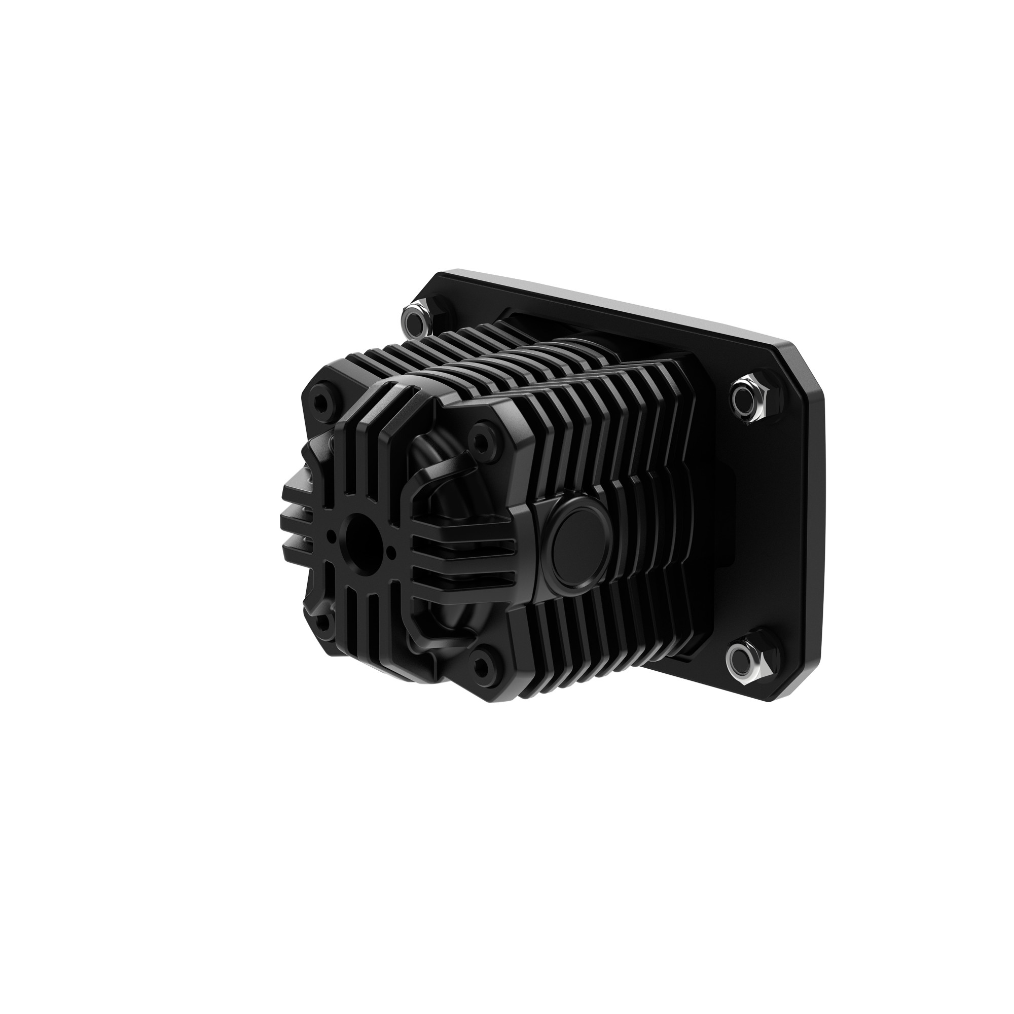 KC HiLiTES KC FLEX ERA 1 LED 2-Light Flush Mount Kit Rear Ext Wiring Harness & Sprd Bm Ptrn 521