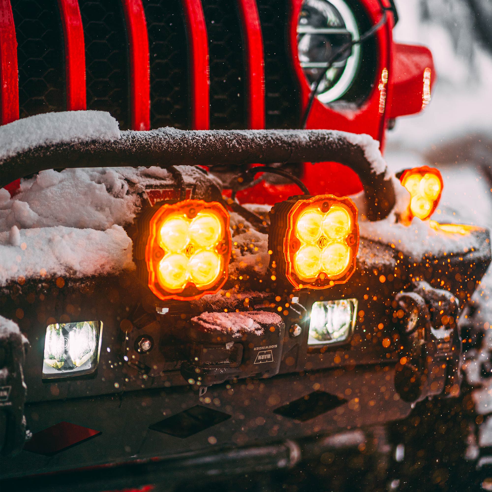 KC HiLiTES KC Shield FLEX ERA 4 Amber EA 5327