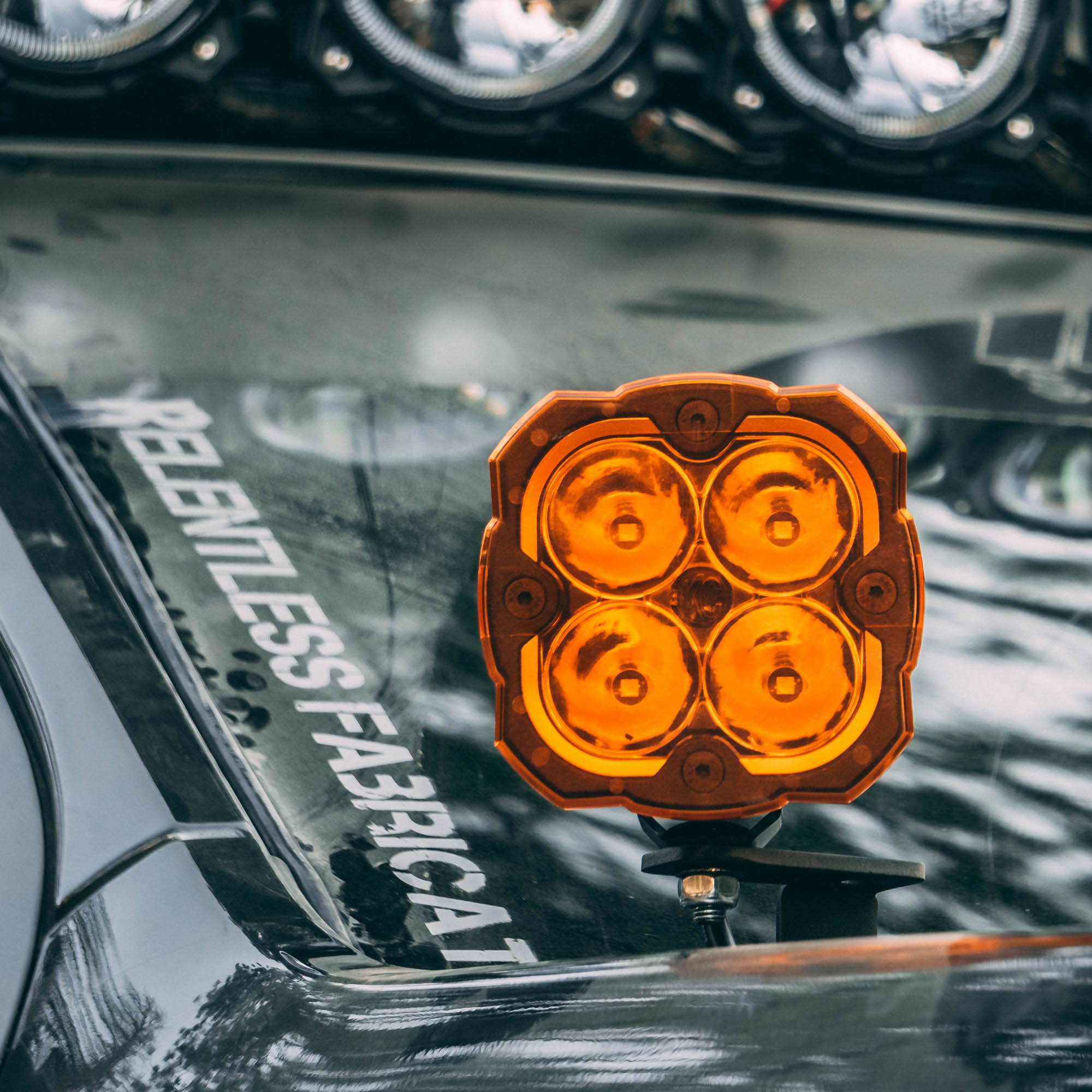 KC HiLiTES KC Shield FLEX ERA 4 Amber EA 5327