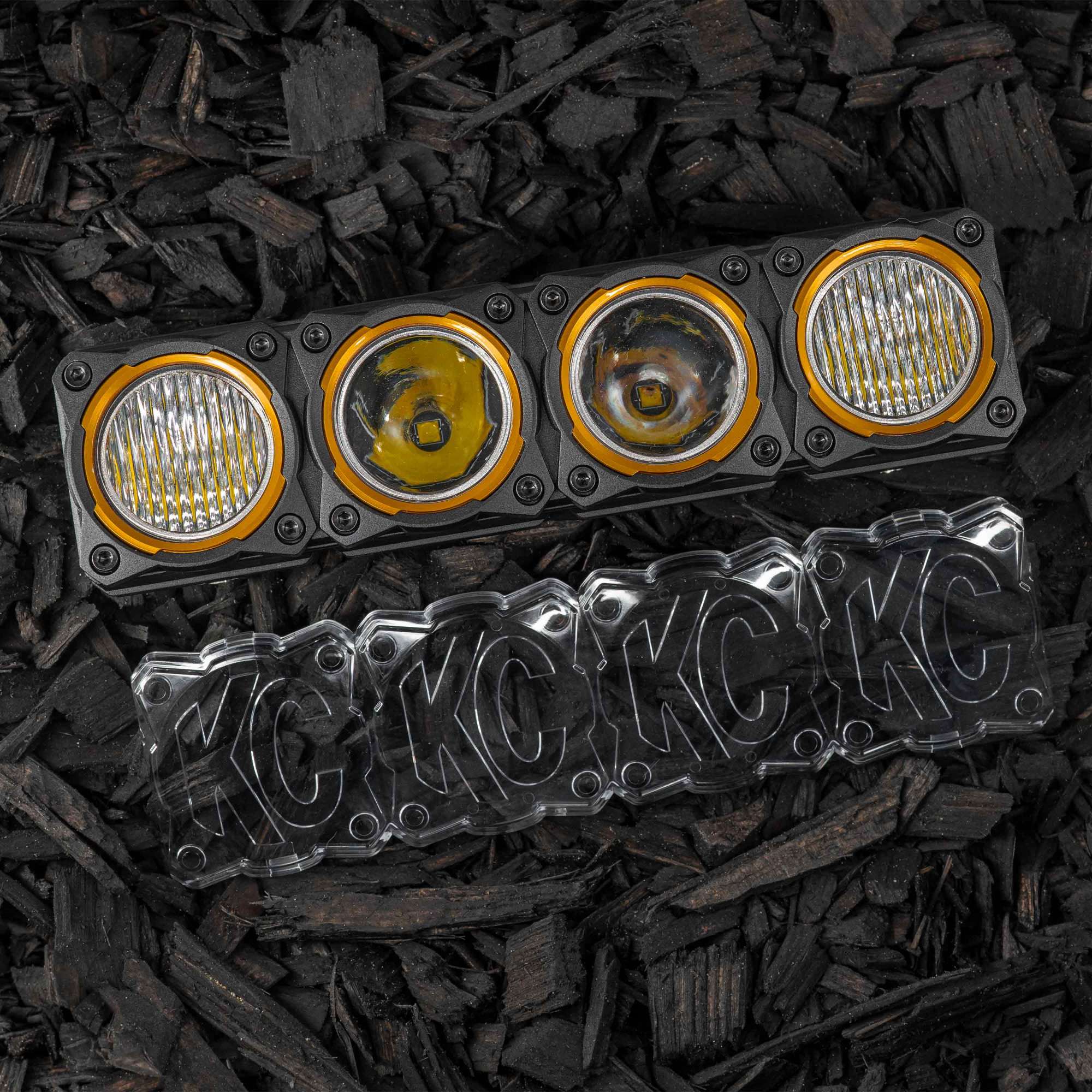 KC HiLiTES KC Shield FLEX ERA LED Bar 10in Clear EA 5332