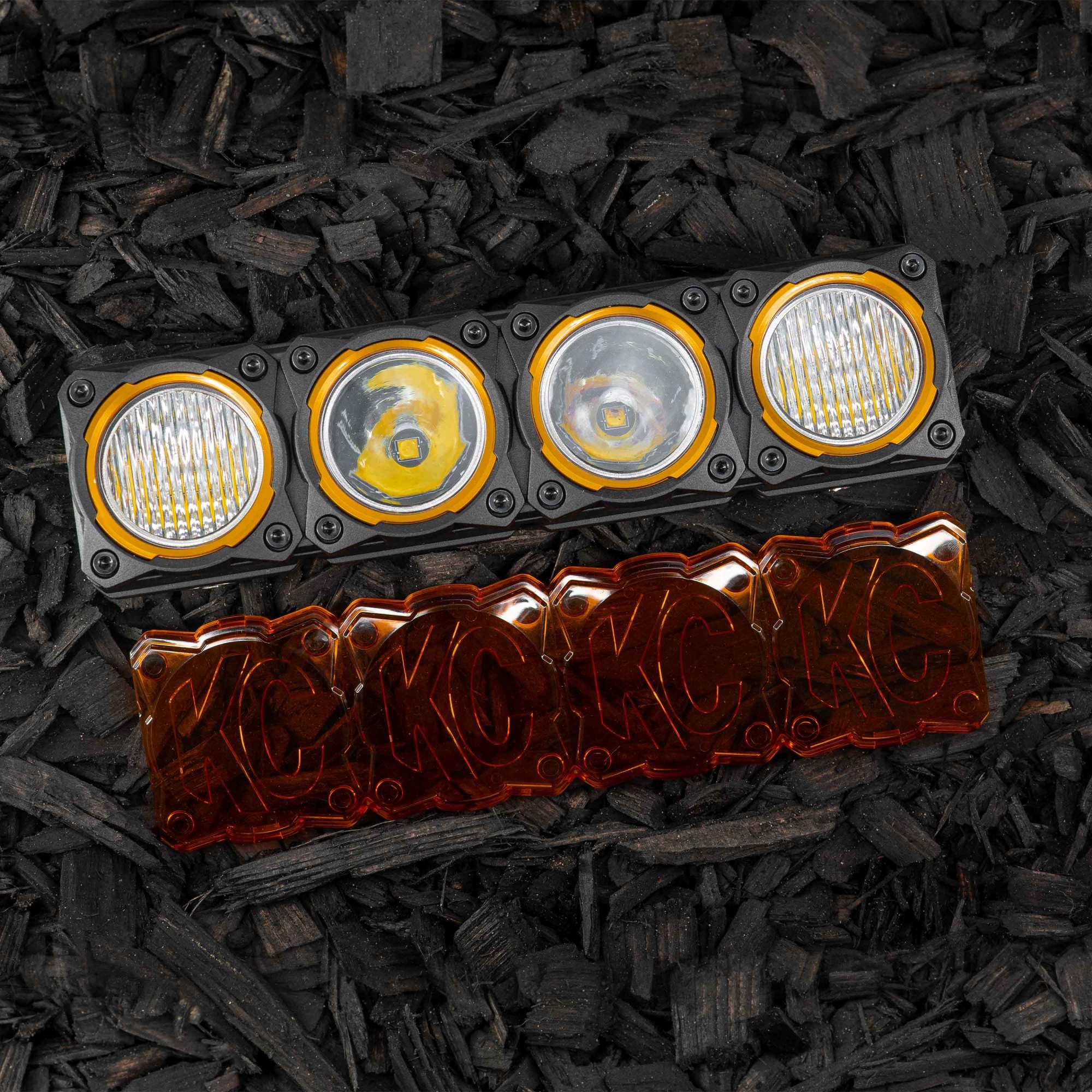 KC HiLiTES KC Shield FLEX ERA LED Bar 10in Amber EA 5333