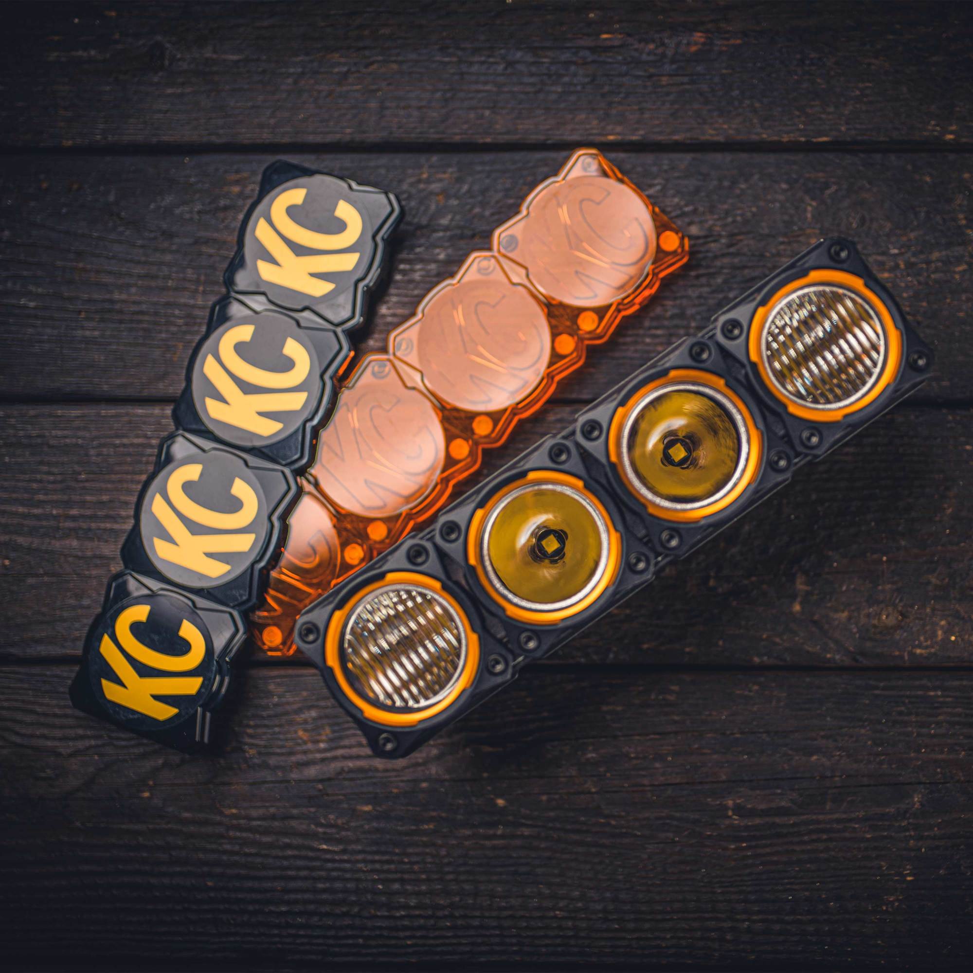 KC HiLiTES KC Shield FLEX ERA LED Bar 10in Amber EA 5333