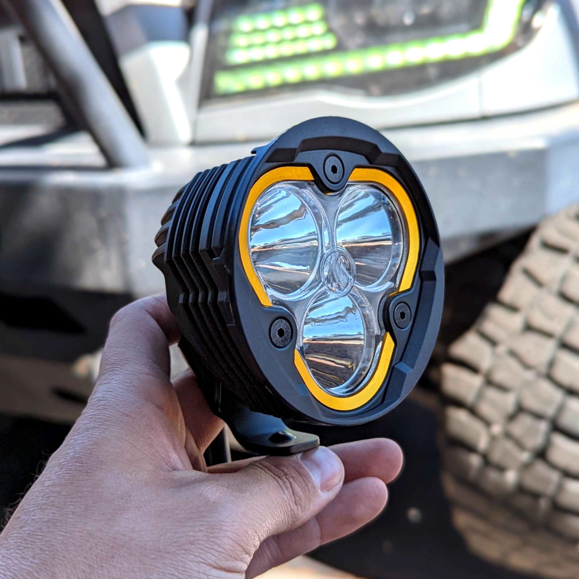 KC HiLiTES FLEX ERA 3 - Shroud Mount - Round - Universal 7468