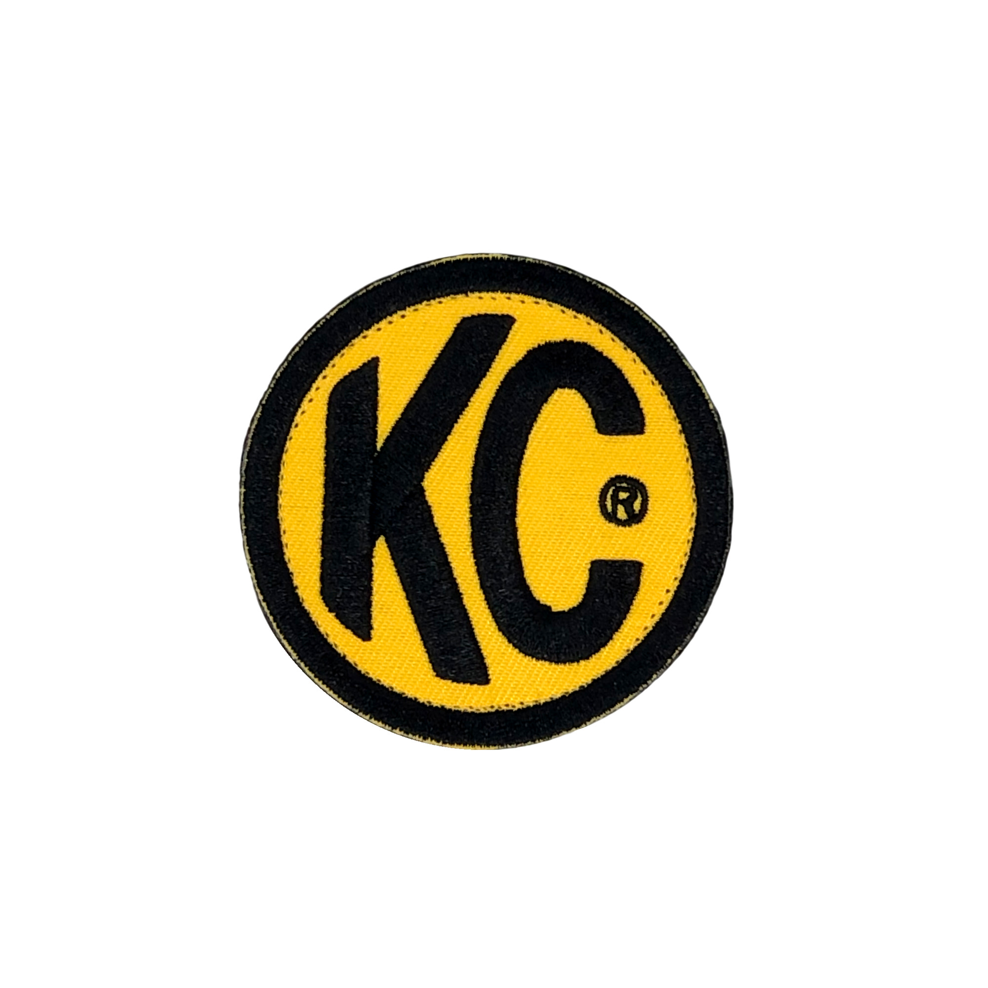 KC HiLiTES KC Patch KC Embroidered Logo Round 2.5in 7003