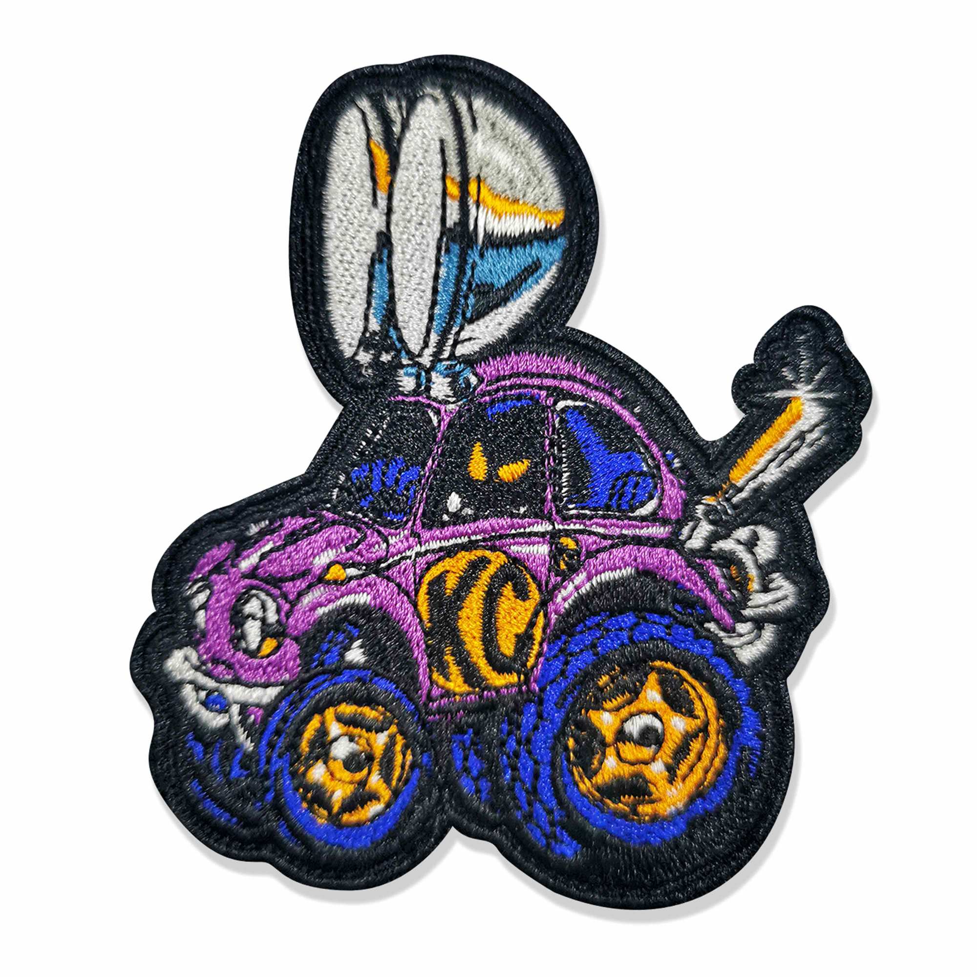 KC HiLiTES Baja Bug Retro KC Patch 7014