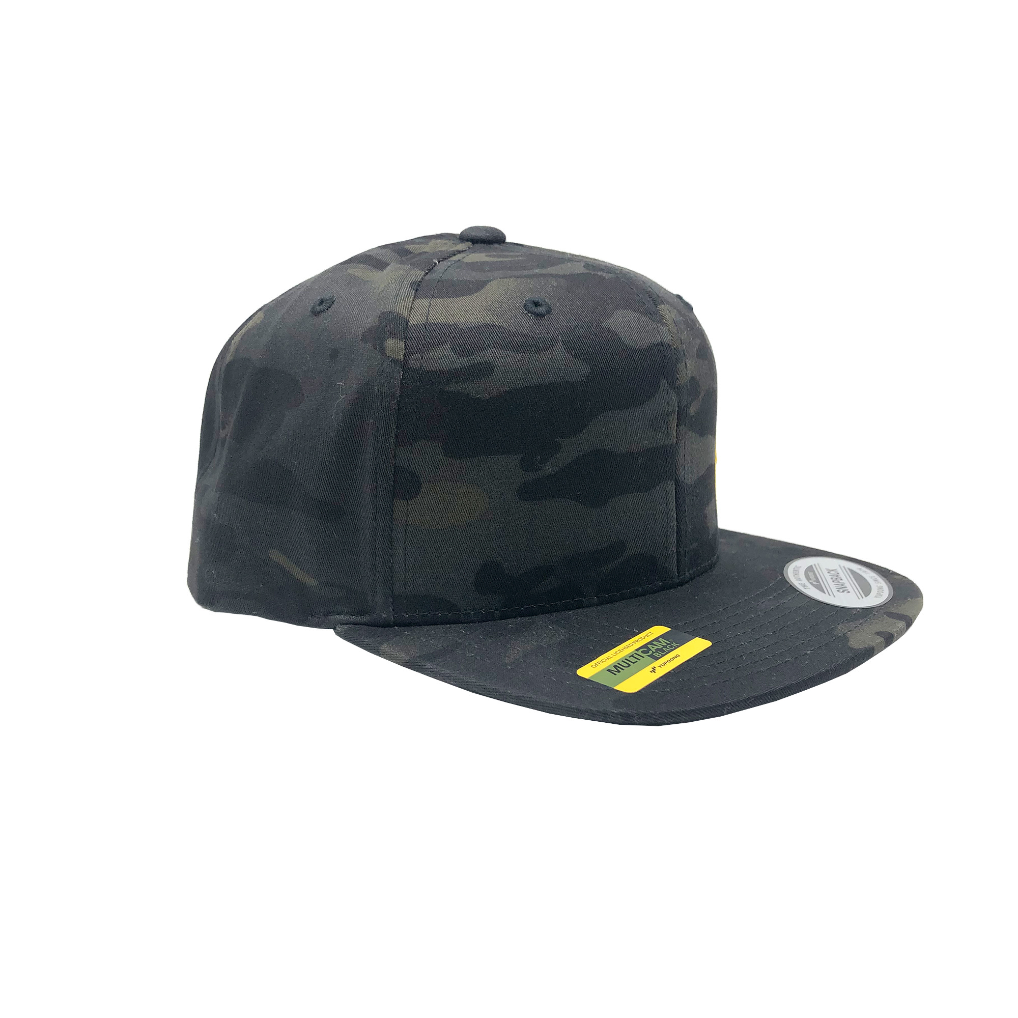 KC HiLiTES KC Black Baseball Cap With Yellow Logo - Snap Back 70212