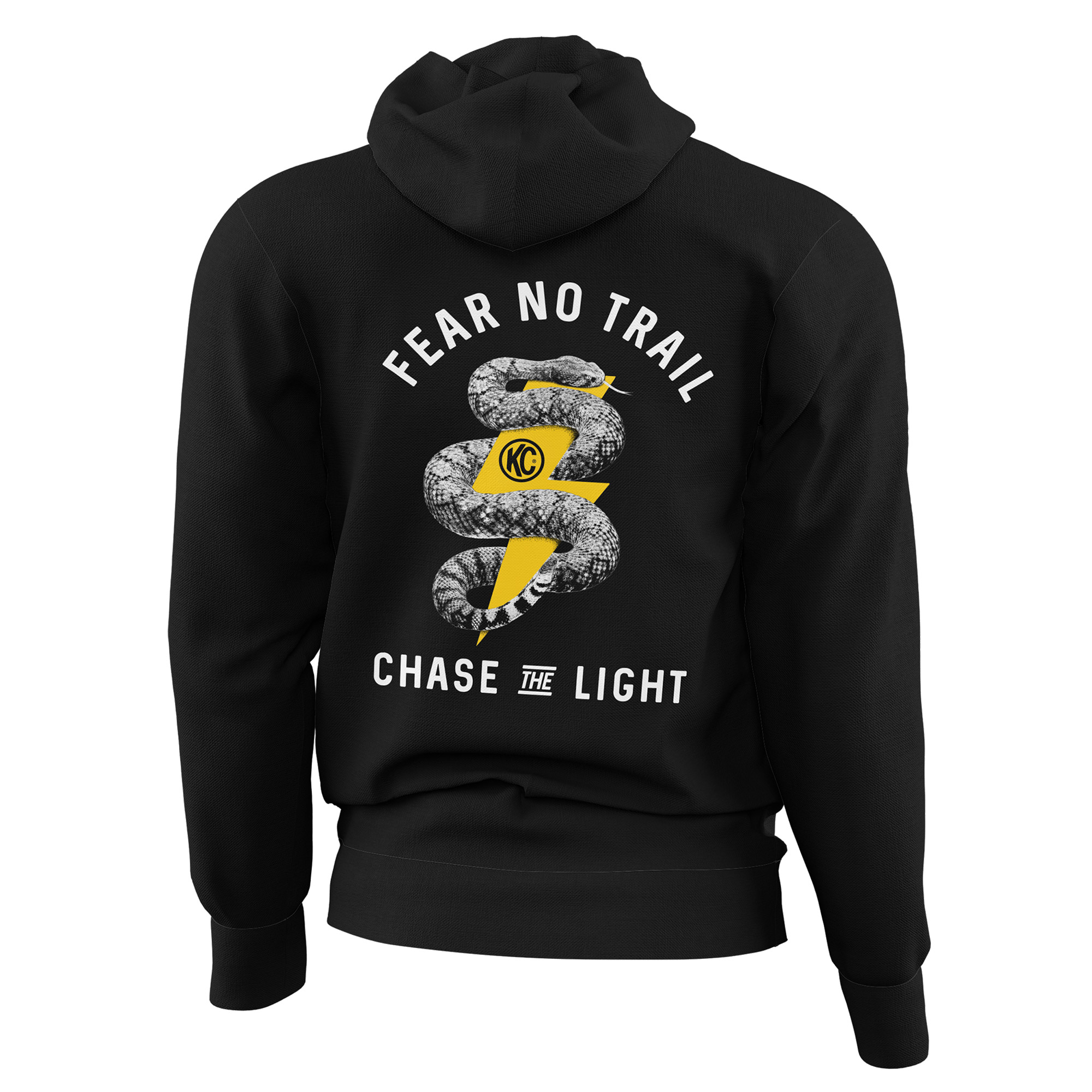 KC HiLiTES KC Fear No Trail Zip-Up Hoodie - Black - Small 70315
