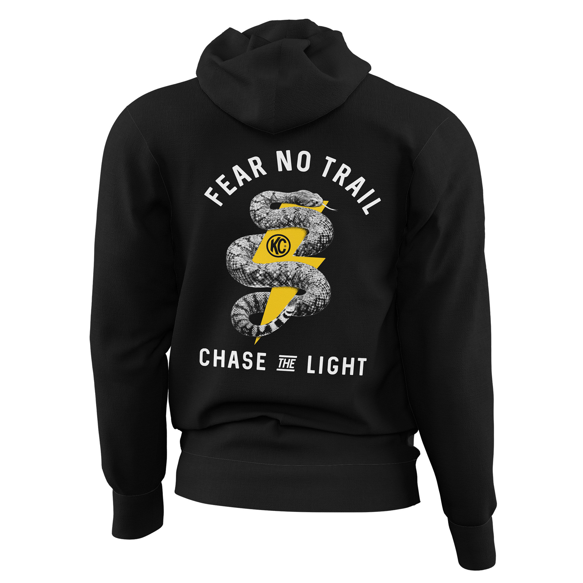 KC HiLiTES KC Fear No Trail Zip-Up Hoodie - Black - 2X-Large 70319