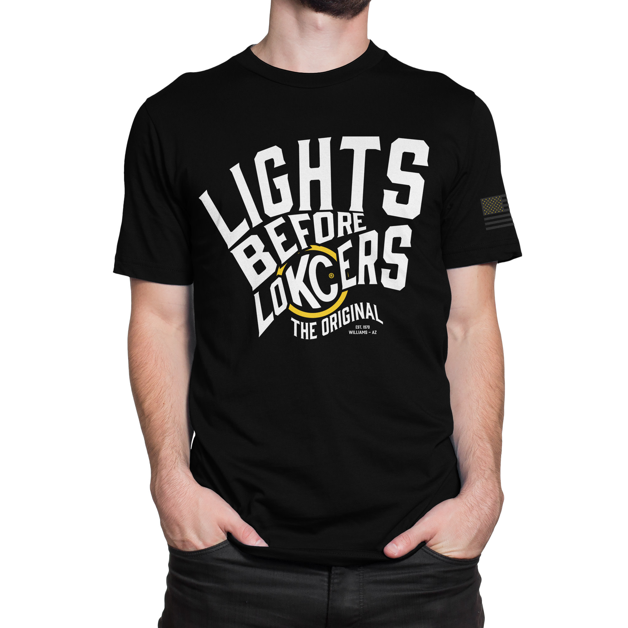 KC HiLiTES KC Lights Lockers Tee Shirt - Black - 2X-Large 70604