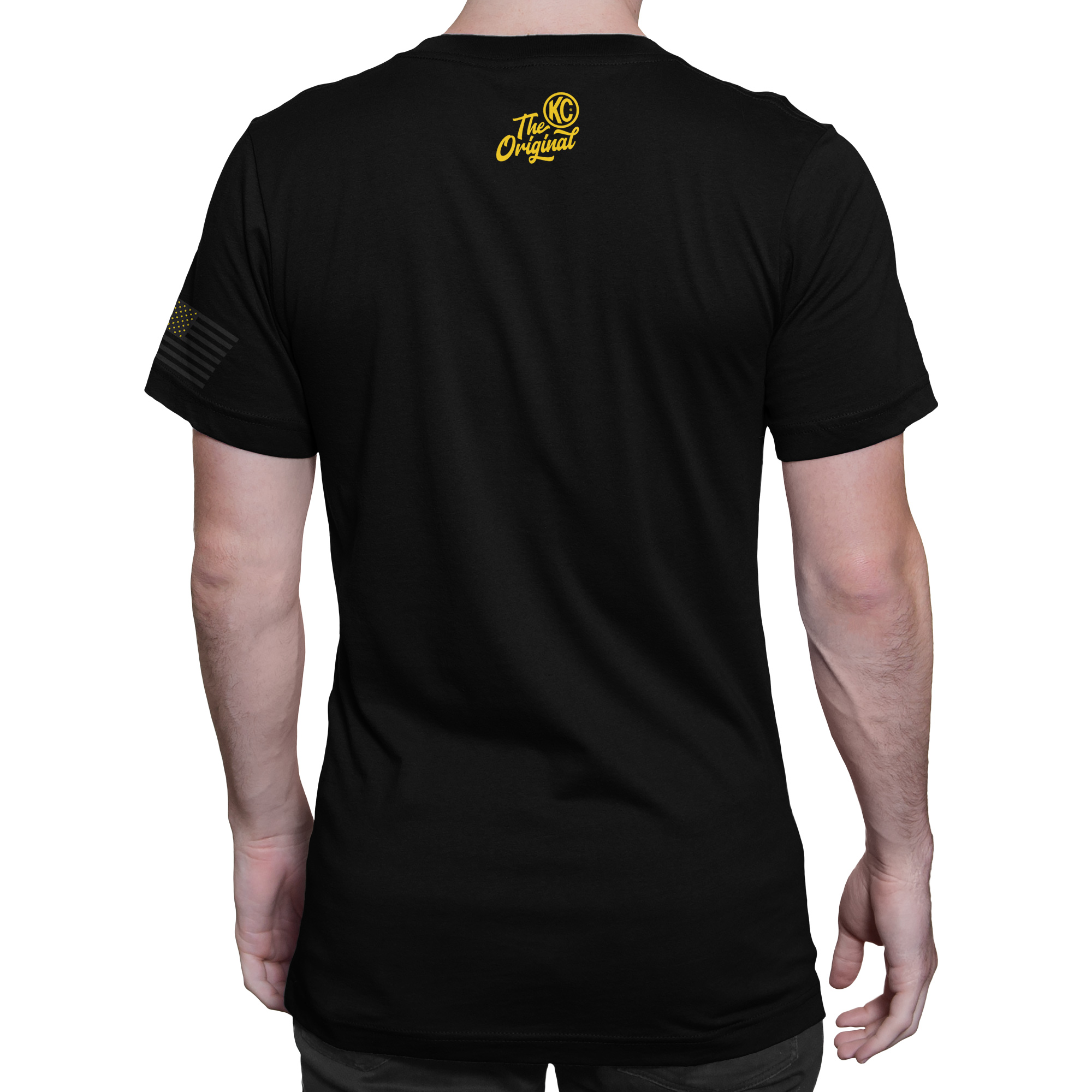 KC HiLiTES KC Classic White Logo Tee Shirt - Black - X-Large 70609