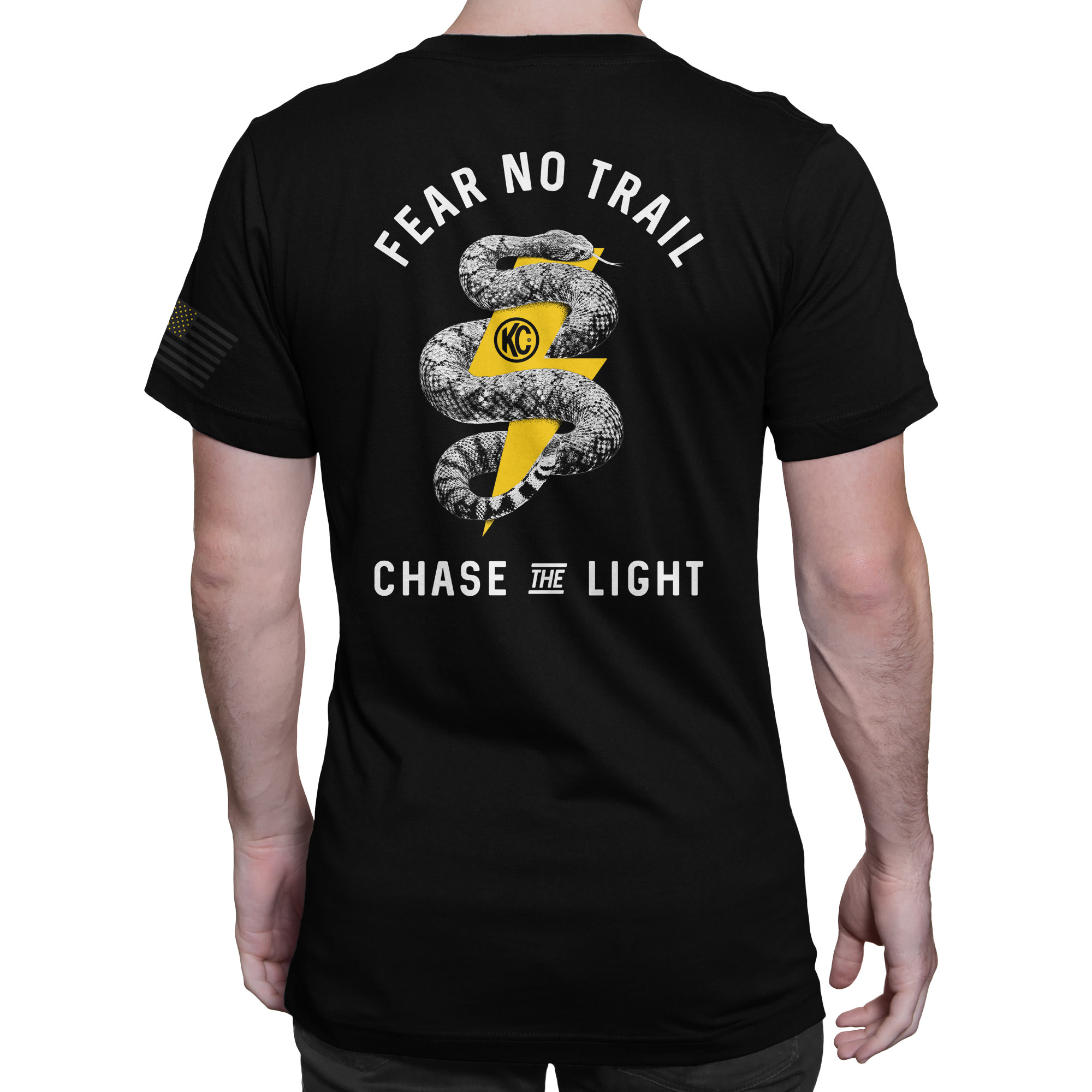 KC HiLiTES KC Fear No Trail Tee Shirt - Black - Medium 70619