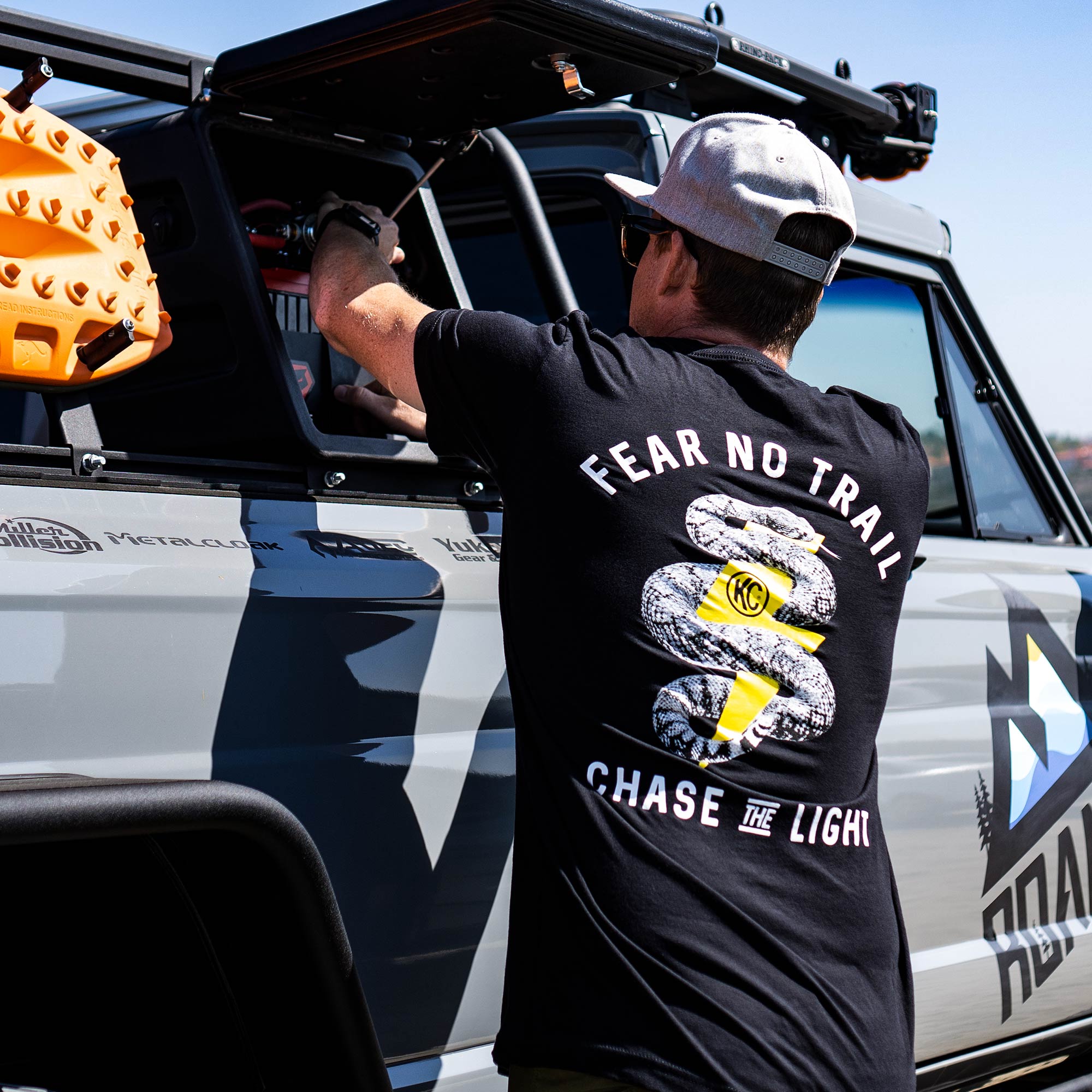 KC HiLiTES KC Fear No Trail Tee Shirt - Black - 3X-Large 70623