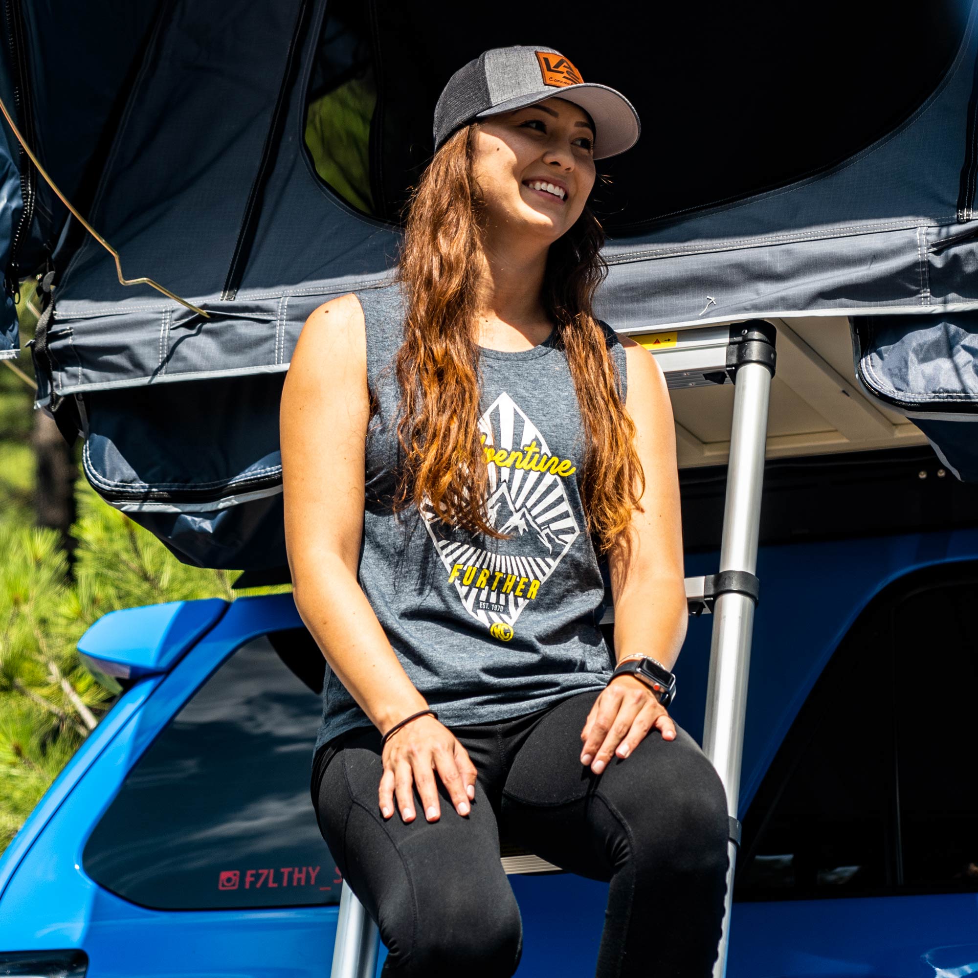 KC HiLiTES KC Women%27s Adventure Further Tank - Blue - Small 70631