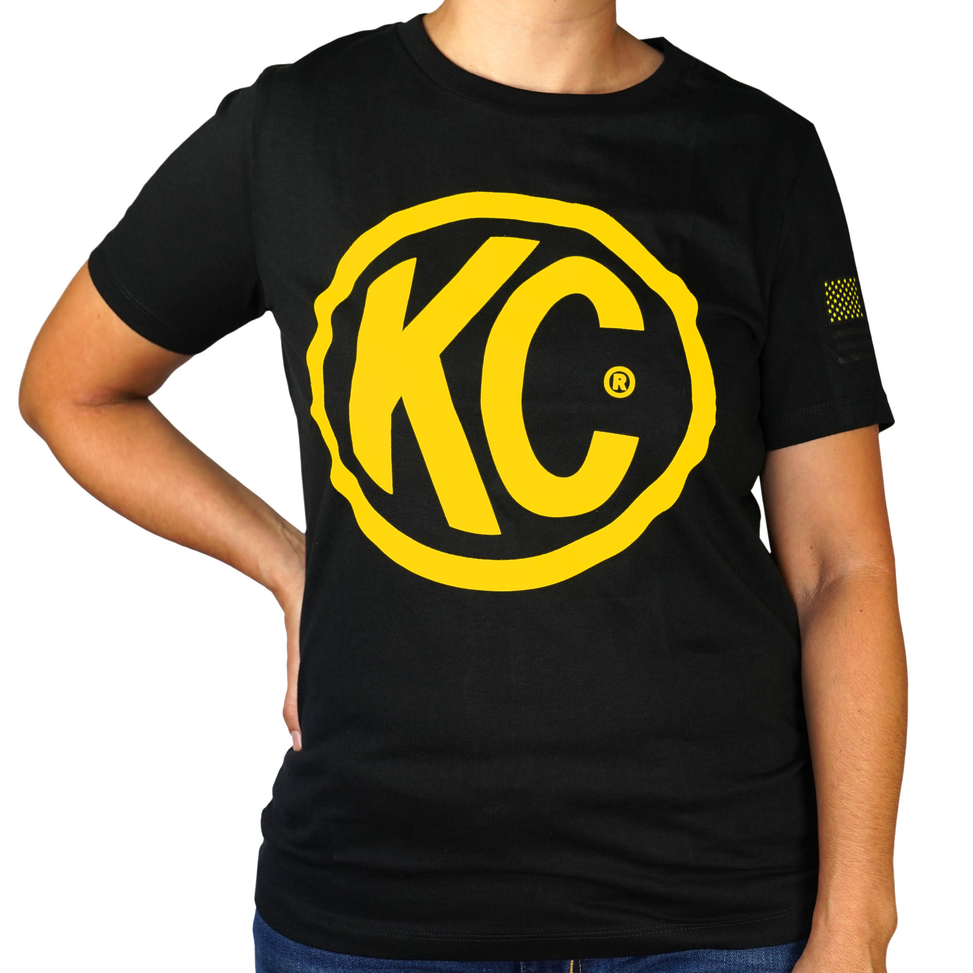 KC HiLiTES KC Women%27s KC Tee Shirt - Black - Small 70643