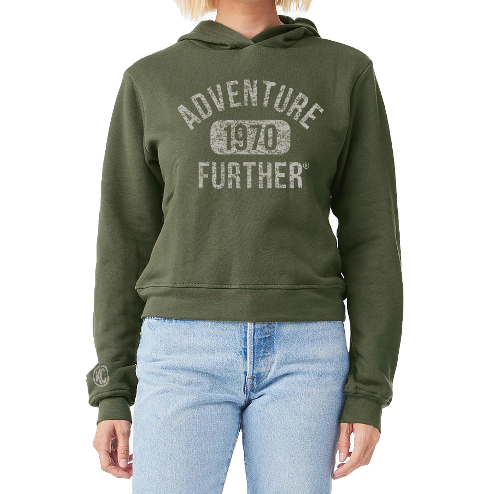 KC HiLiTES KC Women%27s Collegiate Adventurer Mid-Length Hoodie - Green - Medium 70665