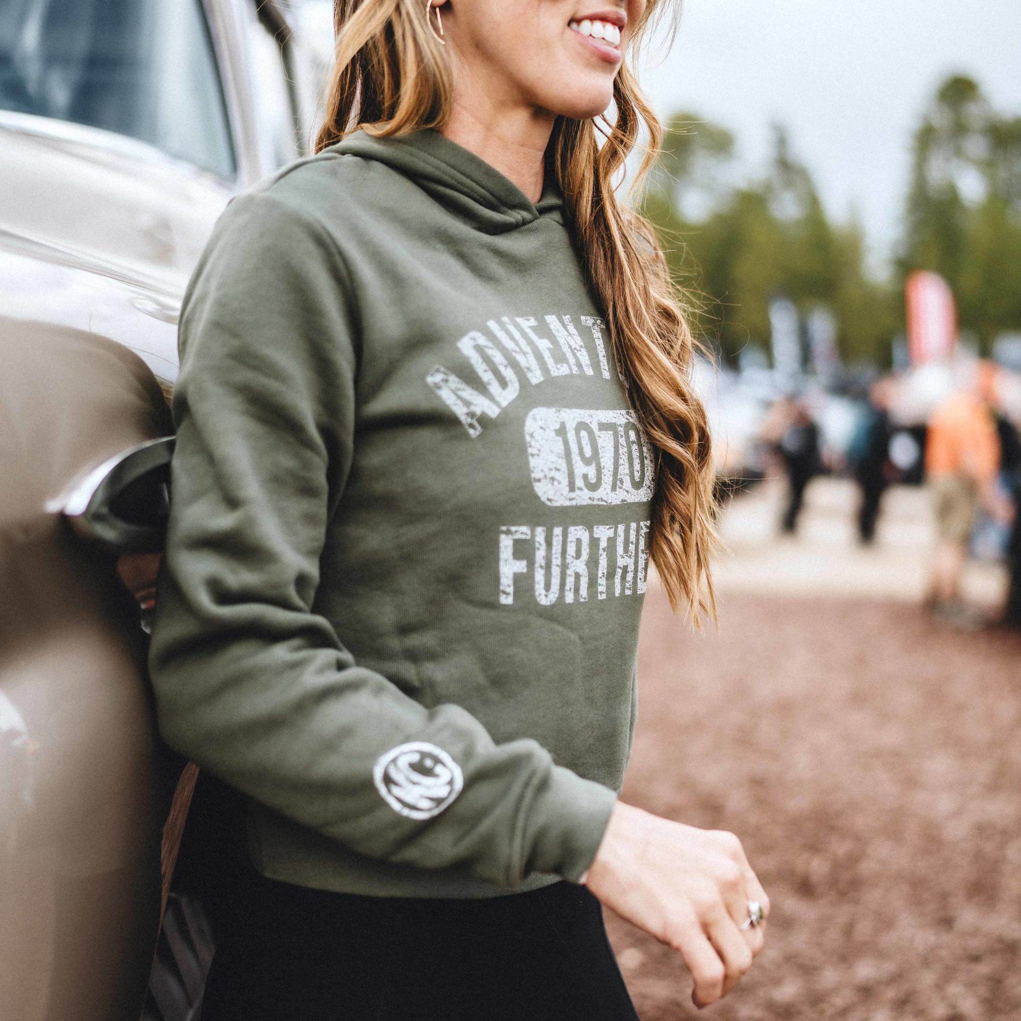 KC HiLiTES KC Women%27s Collegiate Adventurer Mid-Length Hoodie - Green - 2X-Large 70668