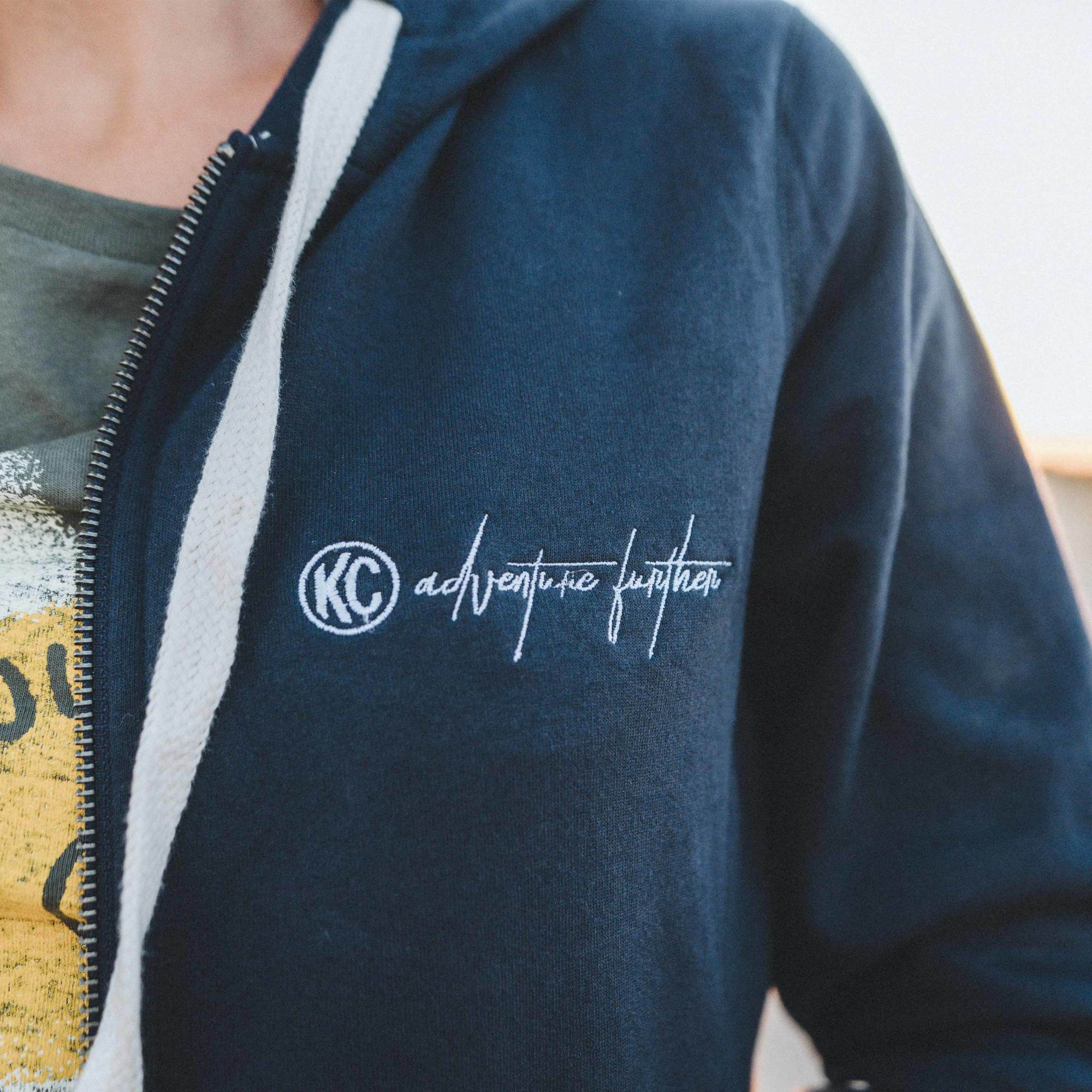 KC HiLiTES KC Women%27s Weekender Zip-Up Hoodie - Navy - X-Large 70662