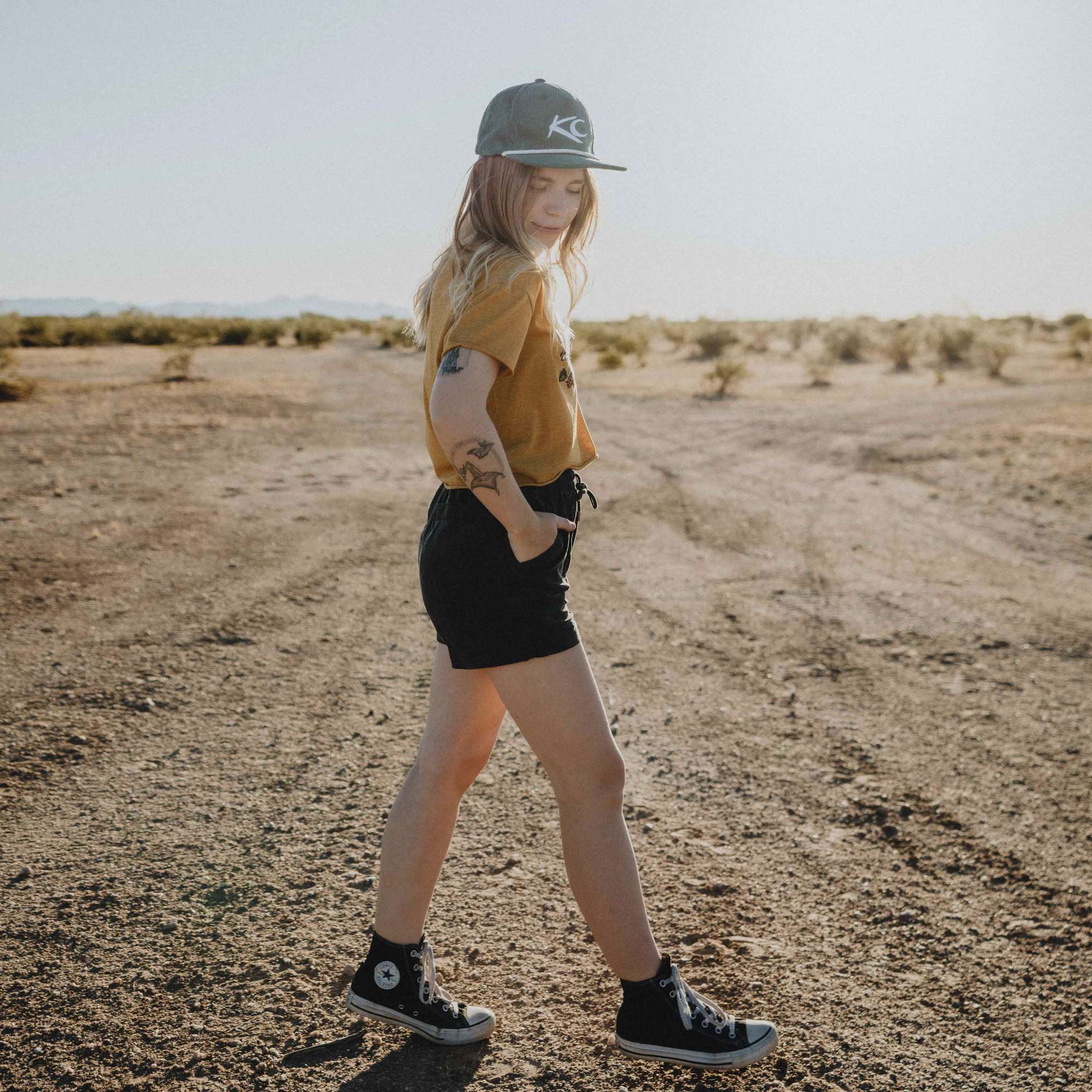 KC HiLiTES KC Women%27s Bloom Retro Crop Top - Gold - Medium 70670