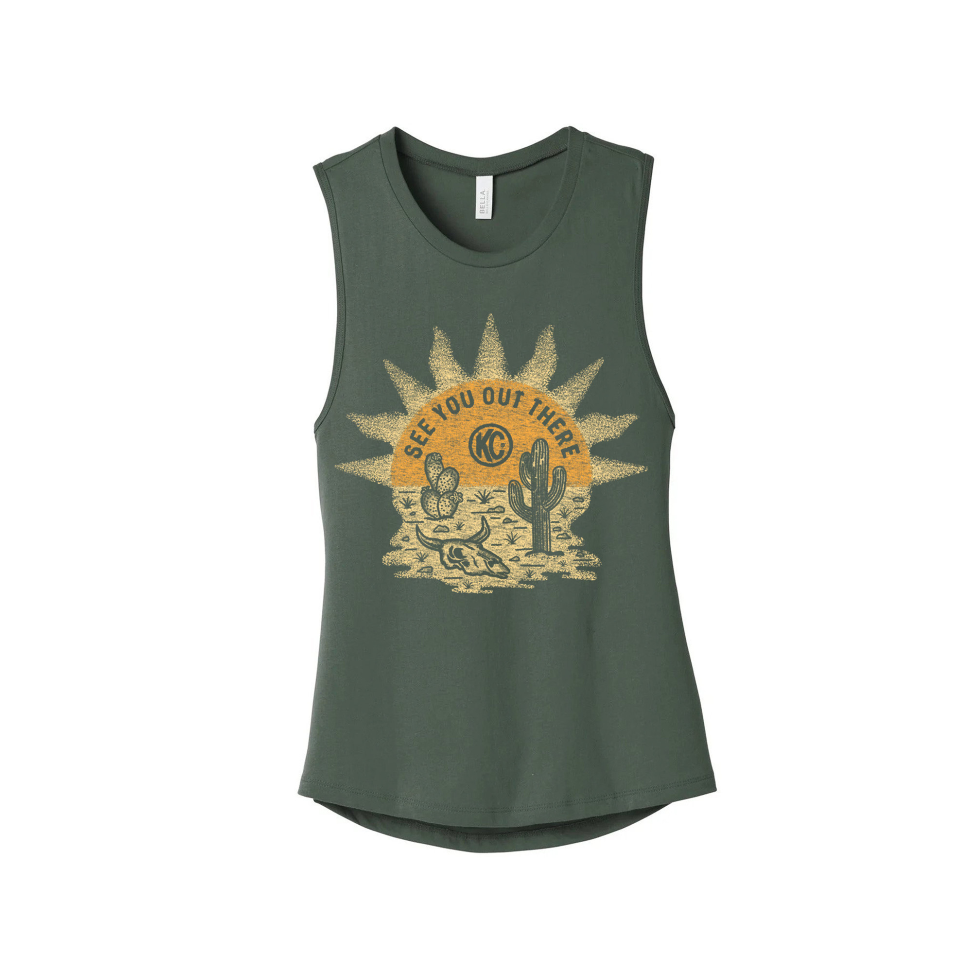 KC HiLiTES KC Women%27s Desert Nomad Tank Top - Green - 2X-Large 70682
