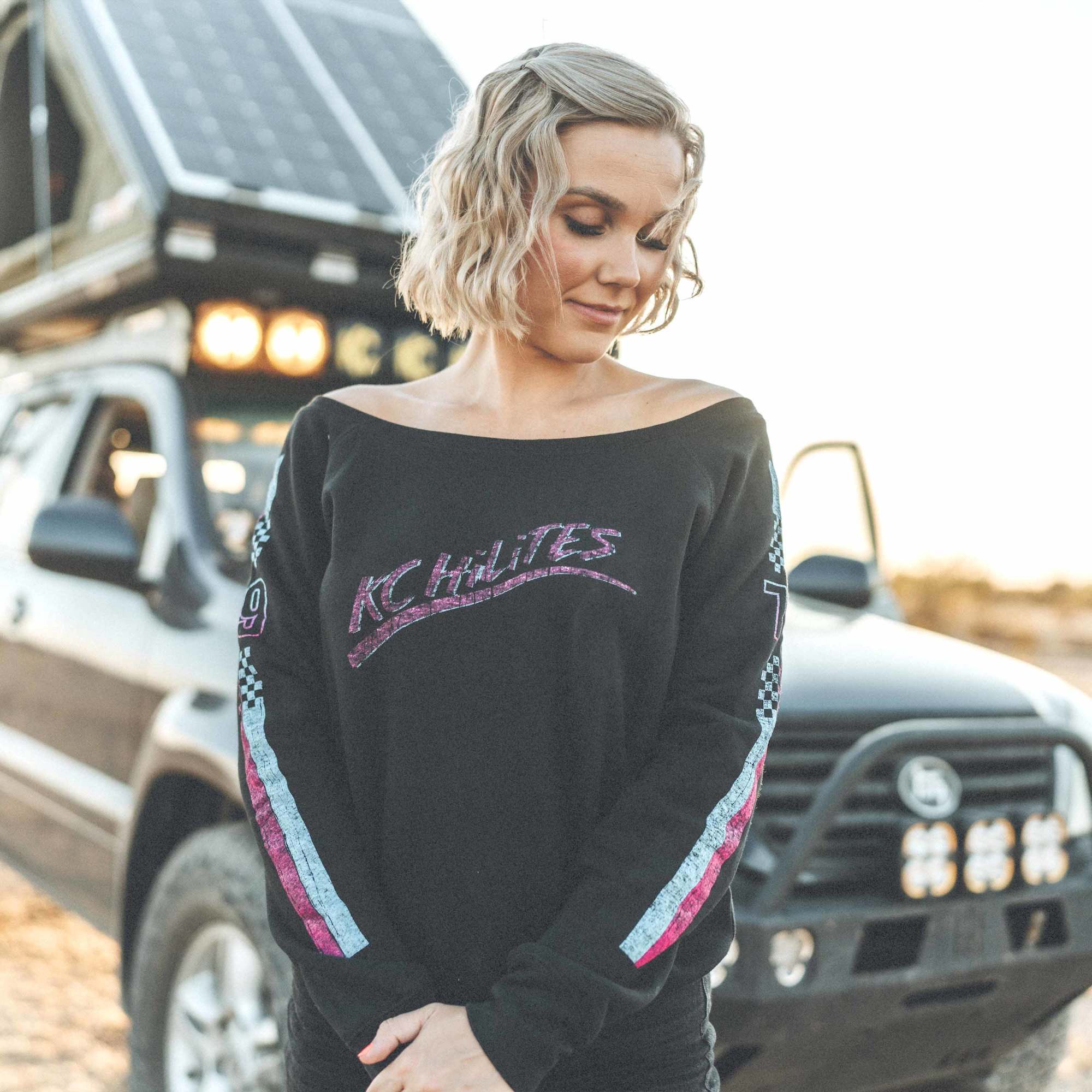 KC HiLiTES KC Women%27s Electric Night Long Sleeve - Black - Large 70690