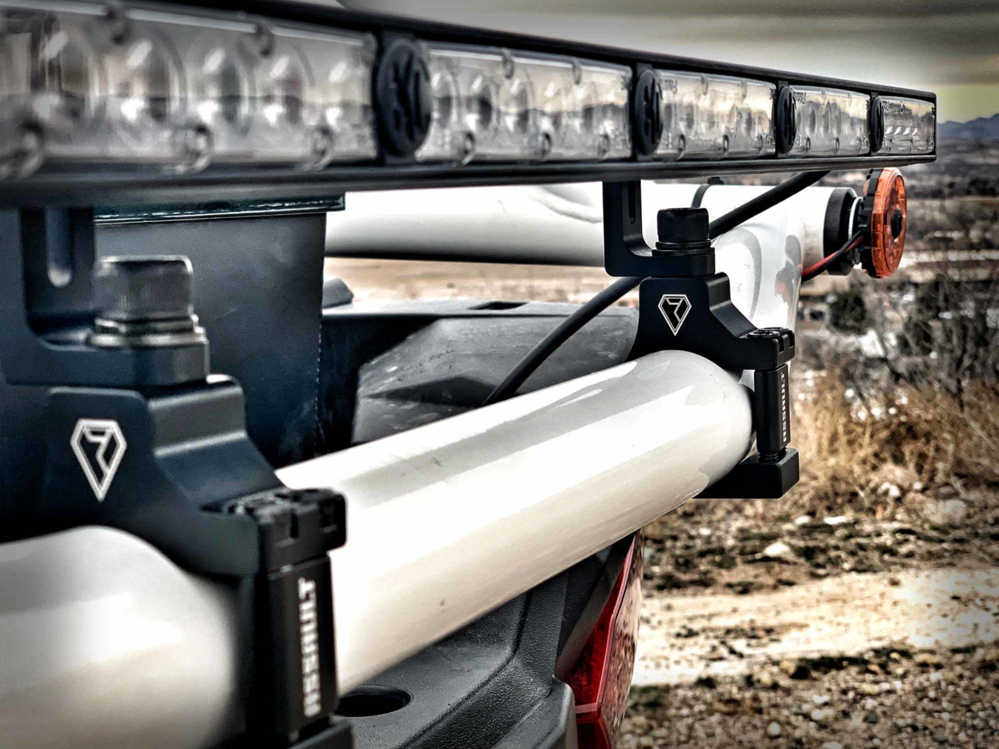 KC HiLiTES Bracket Set - Tube Clamp - UTV ATV - 1.875" 90 Deg - Pair 73314