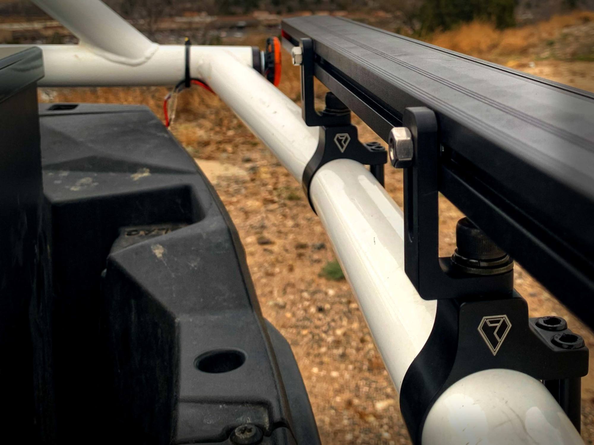 KC HiLiTES Bracket Set - Tube Clamp - UTV ATV - 2.00" 90 Deg - Pair 73316