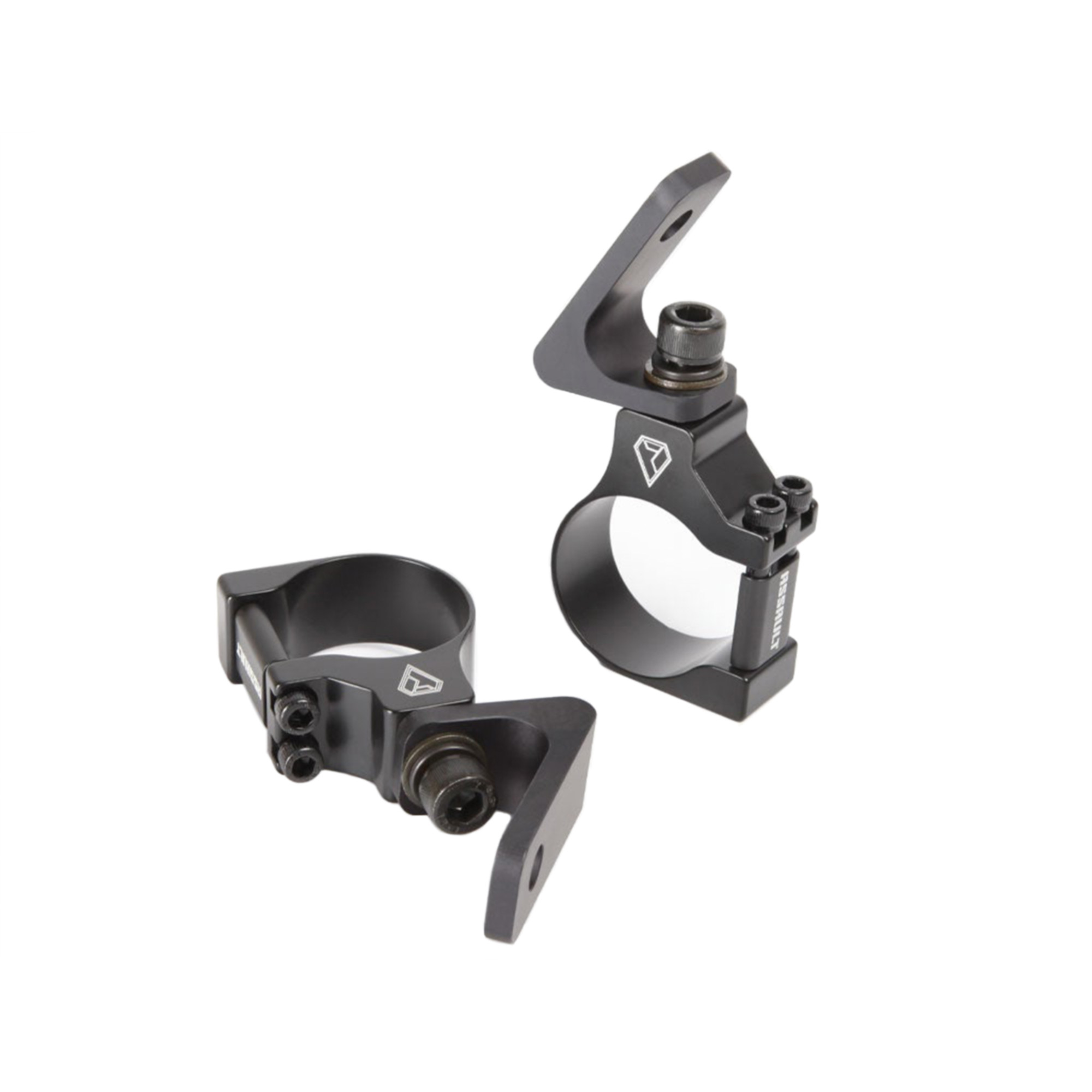 KC HiLiTES Bracket Set - Tube Clamp - UTV ATV - 1.75" 55 Deg - Pair 73311