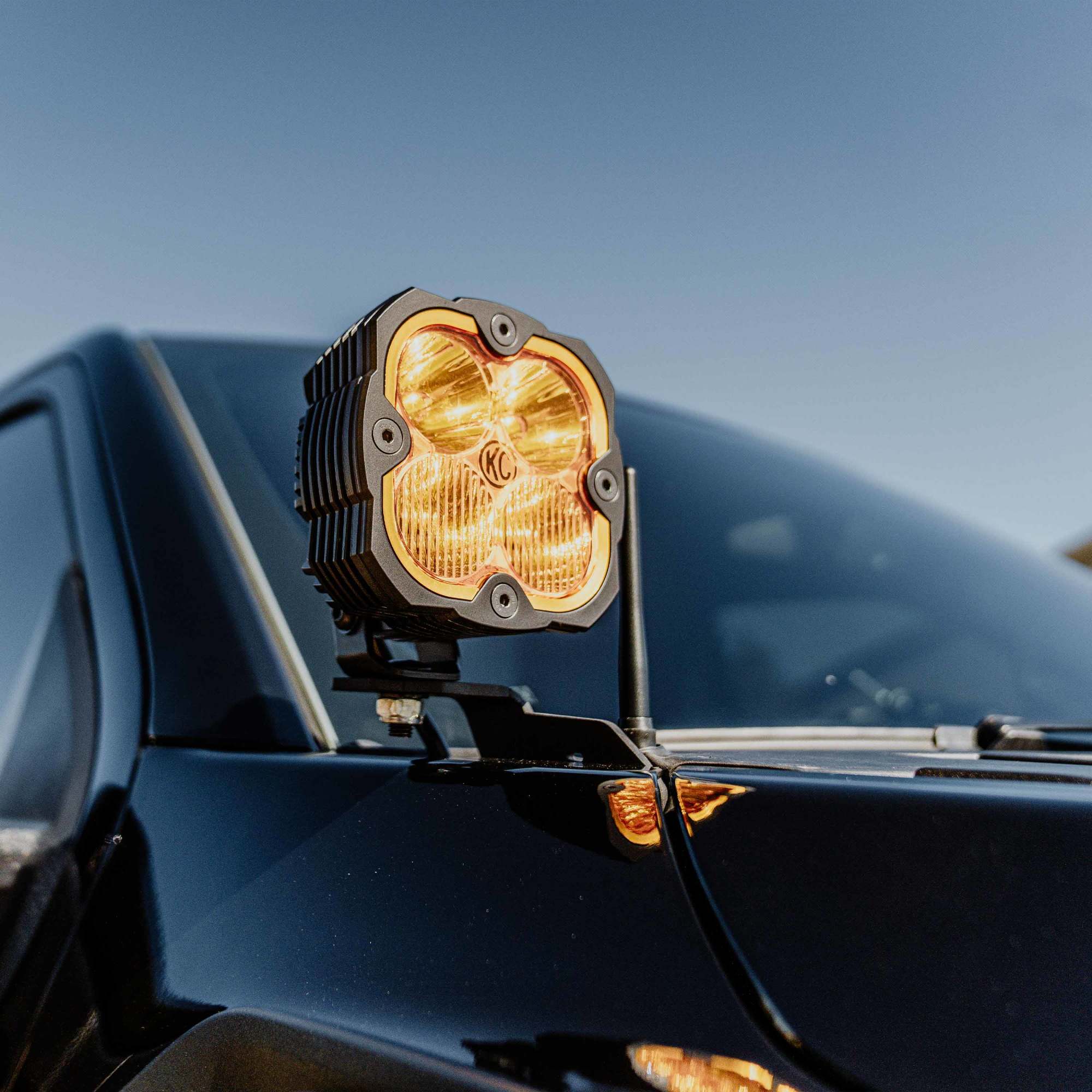 KC HiLiTES Bracket Set - Pillar / Ditch Mount - GEN3 2021+ Ford F-150/Raptor/Lightning 7337