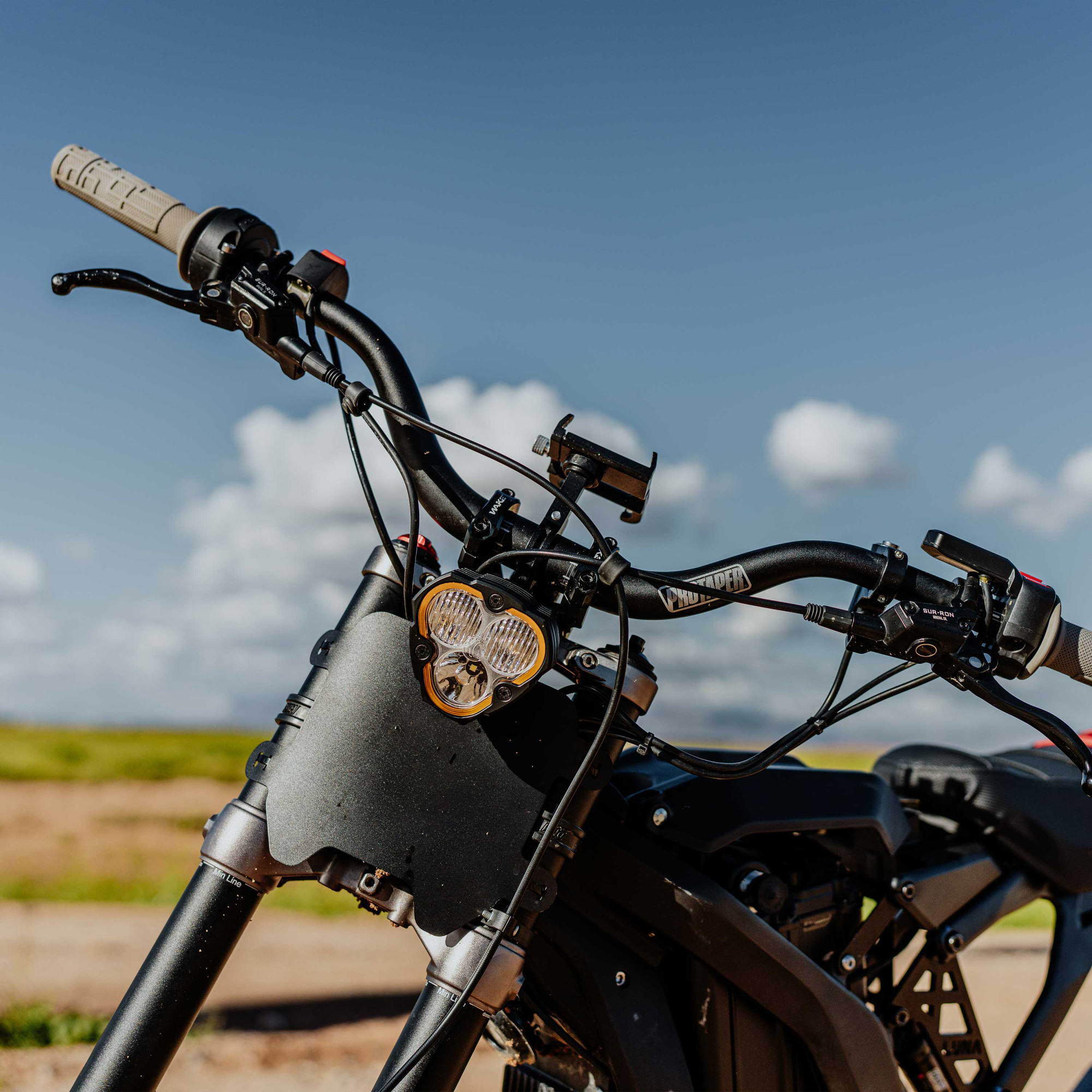 KC HiLiTES Sur-Ron Light Bee X Light Mount Kit for FLEX ERA 3 Single Light 7339