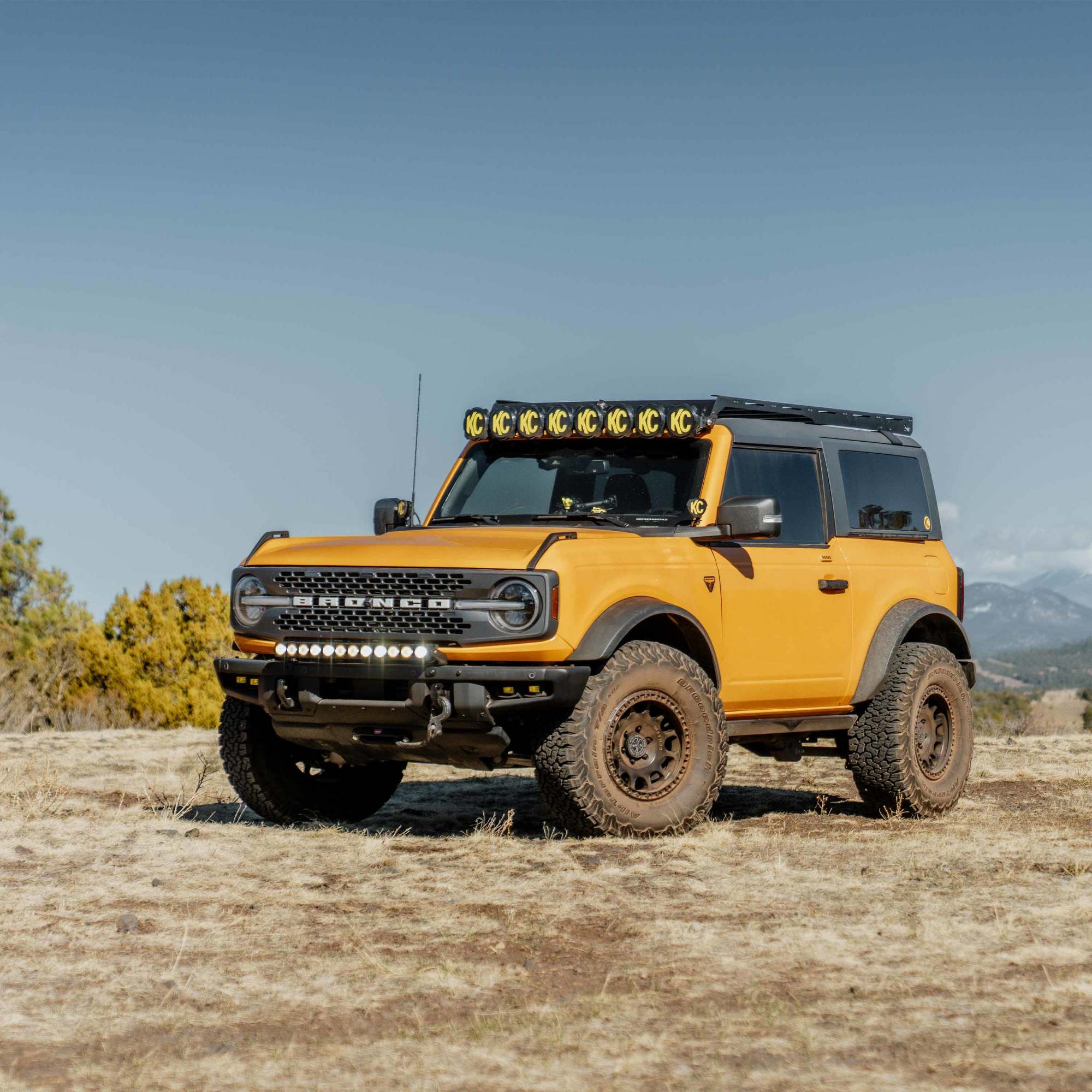 KC HiLiTES FLEX ERA 30" LED Light Bar Mount - Front Bumper - GEN6 2021+ Ford Bronco 7352