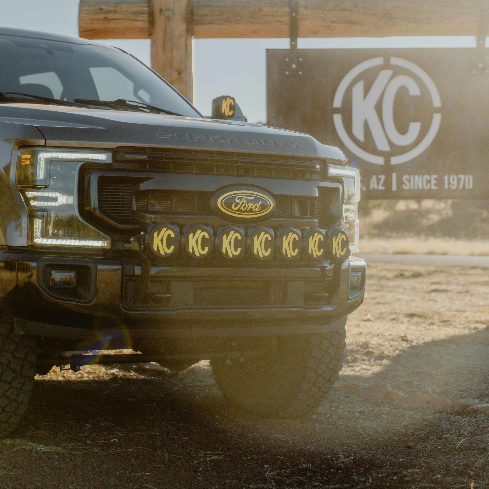 KC HiLiTES Light Bar Mount - Front Bumper - 2017-2024 Ford Super Duty 7356
