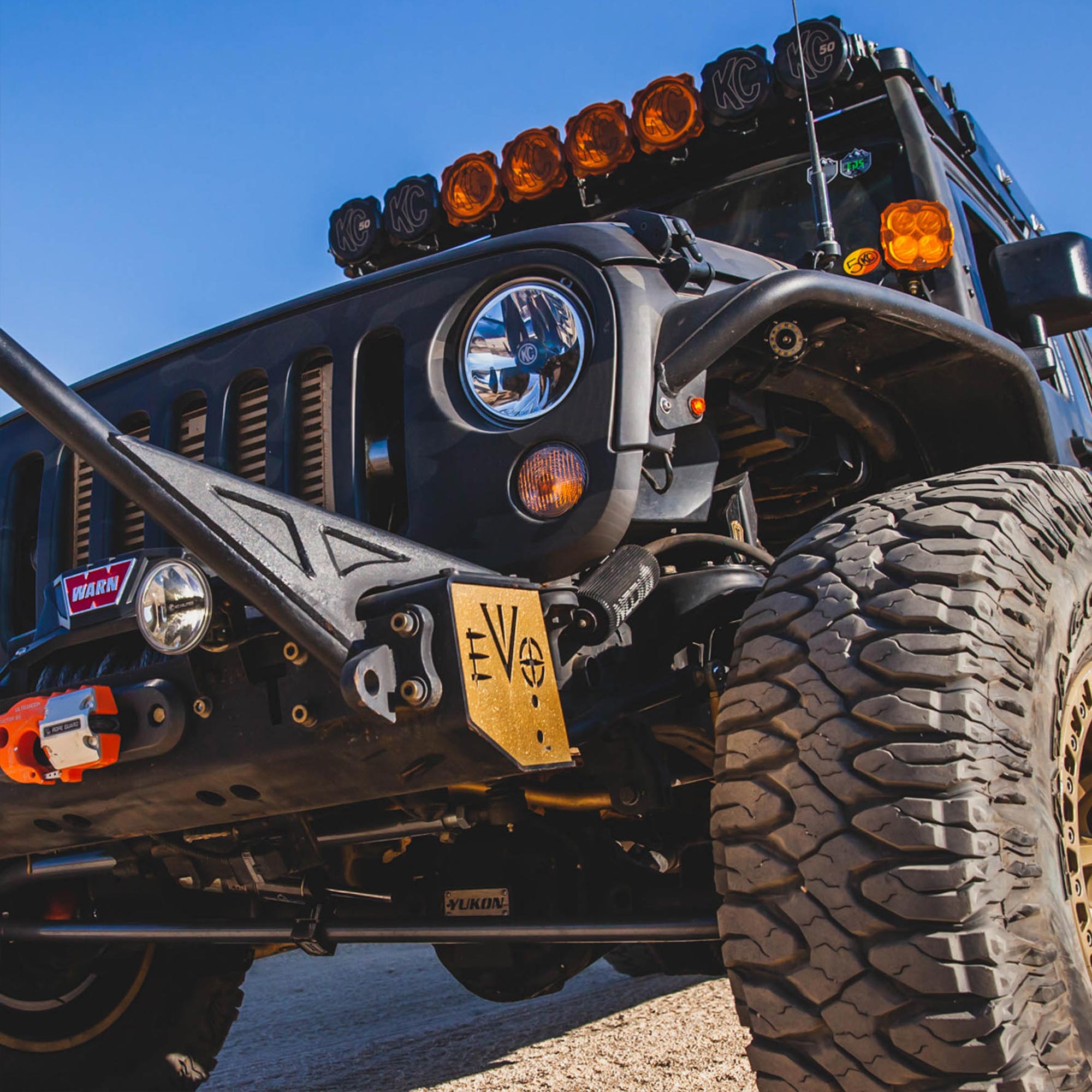 KC HiLiTES KC FLEX ERA 4 LED 5in Combo 2-Light System 2007-2018 Jeep Wrangler JK 97139