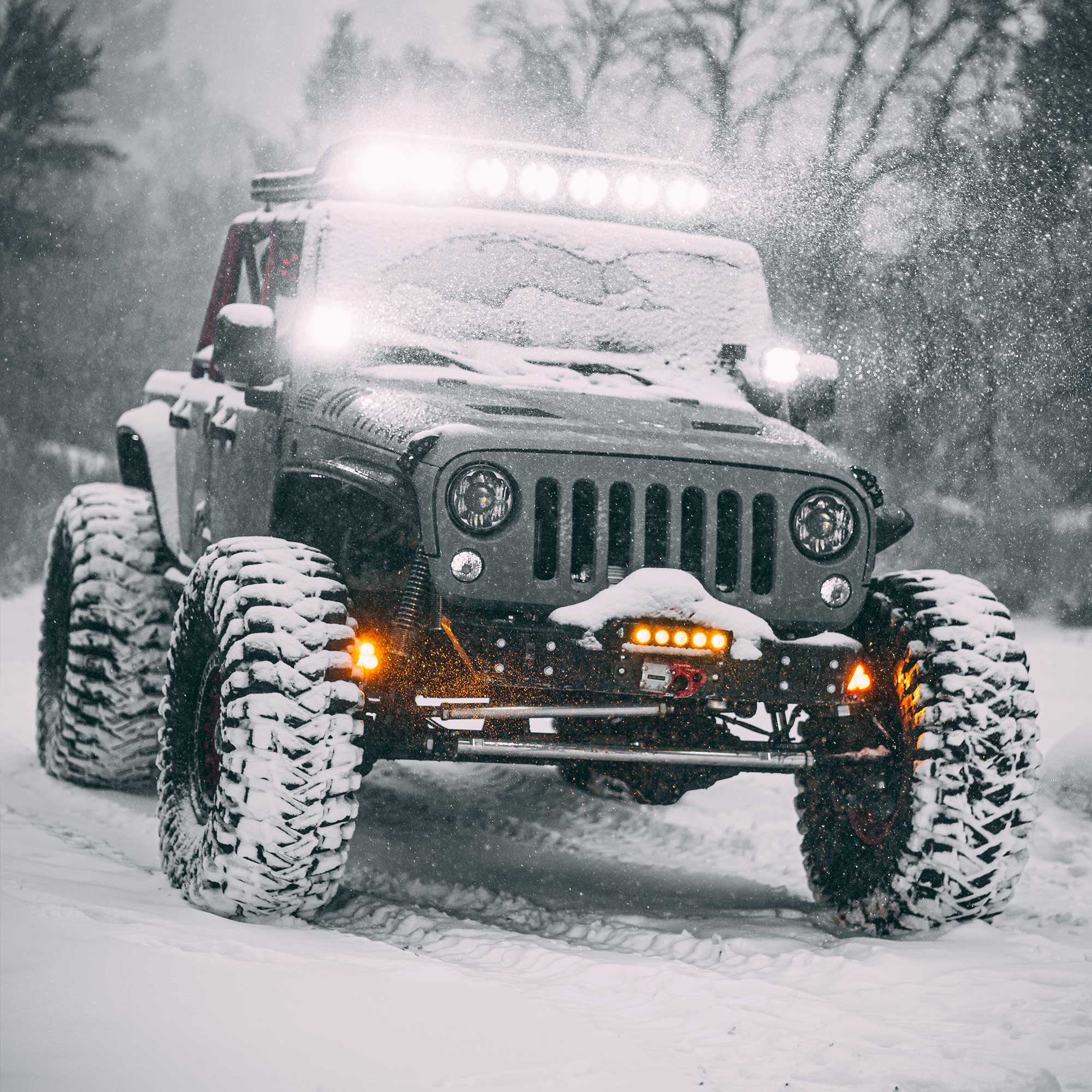 KC HiLiTES KC FLEX ERA 4 LED 5in Combo 2-Light System 2007-2018 Jeep Wrangler JK 97139