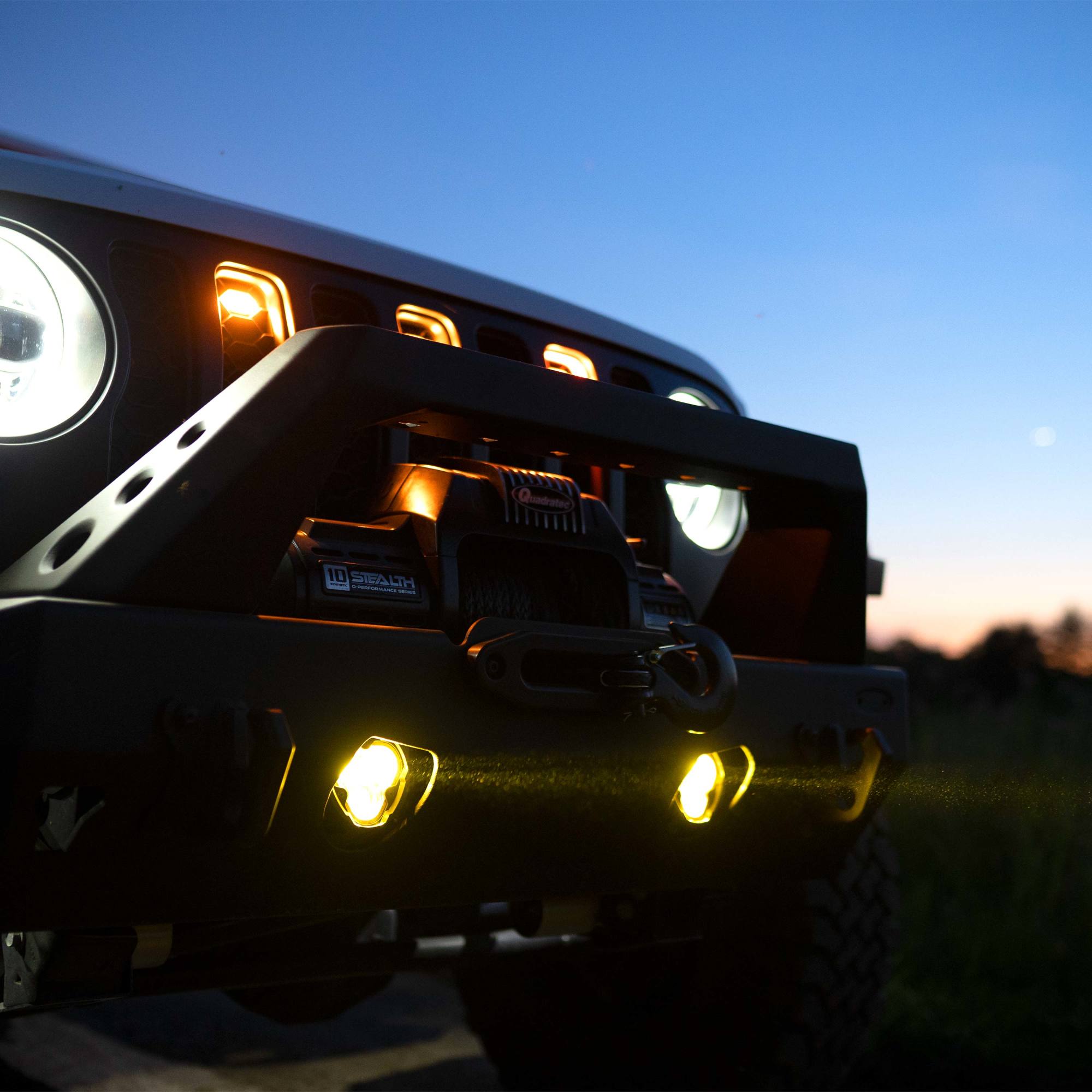 KC HiLiTES KC FLEX ERA 3 LED DM SAE FOG 2-LIGHT MSTR KIT 10-24 JEEP JK JL JT AFTERMARKET 97147