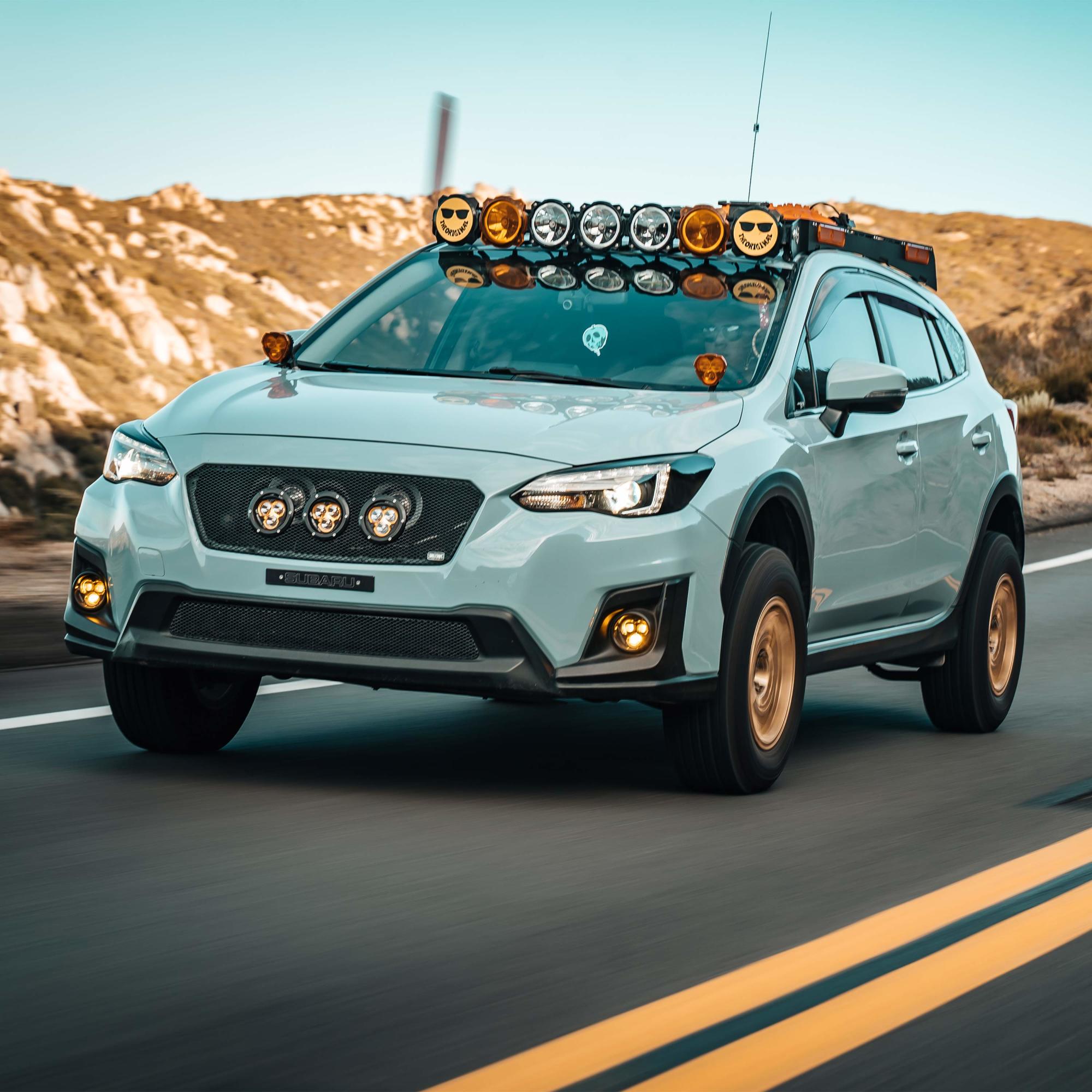 KC HiLiTES KC FLEX ERA 3 LED DM SAE FOG 2-LIGHT MSTR KIT 13-24 SUBARU CROSSTREK FORESTER 97150