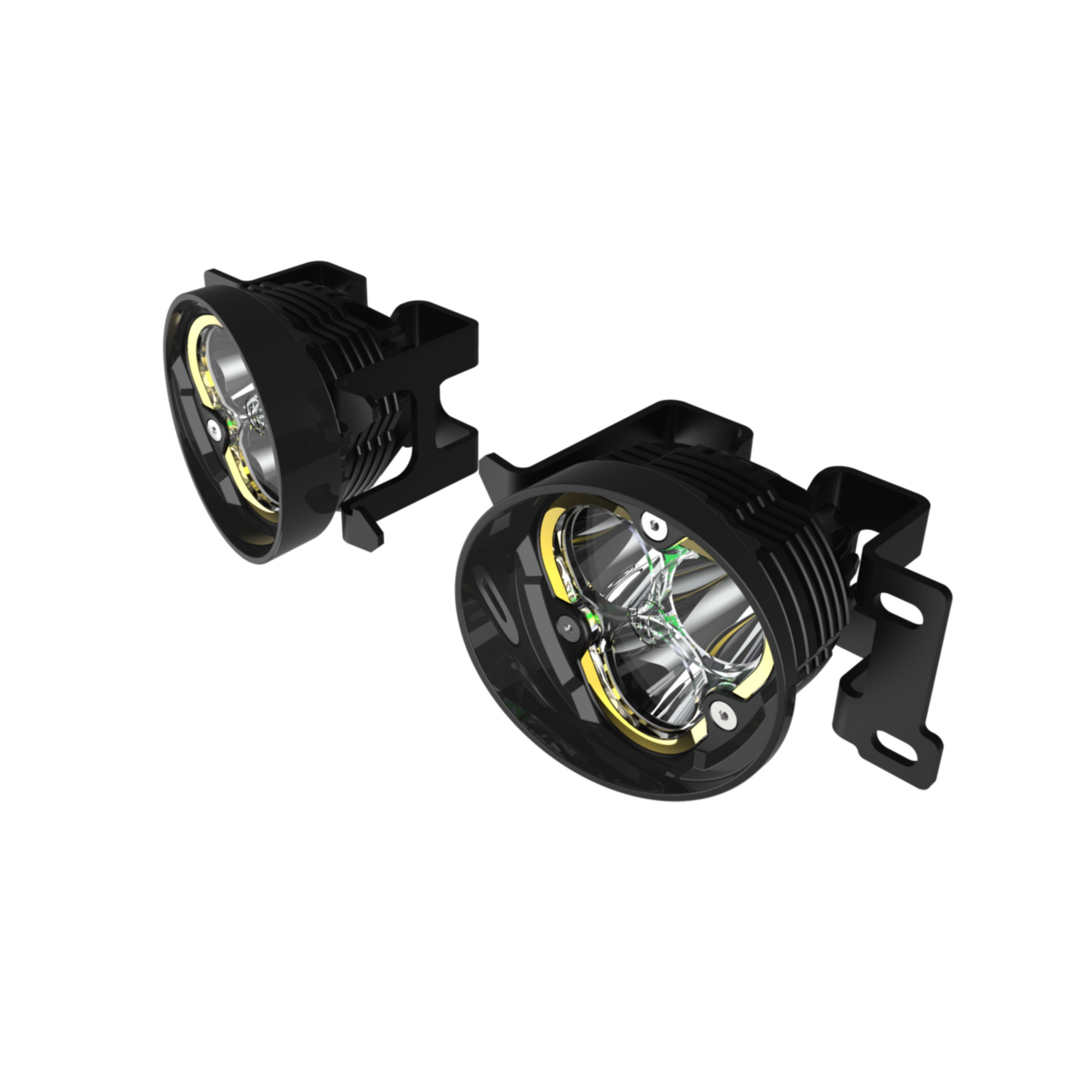 KC HiLiTES KC FLEX ERA 3 LED 3.5in Spot 2-Light Fog Pocket System Toyota 97152