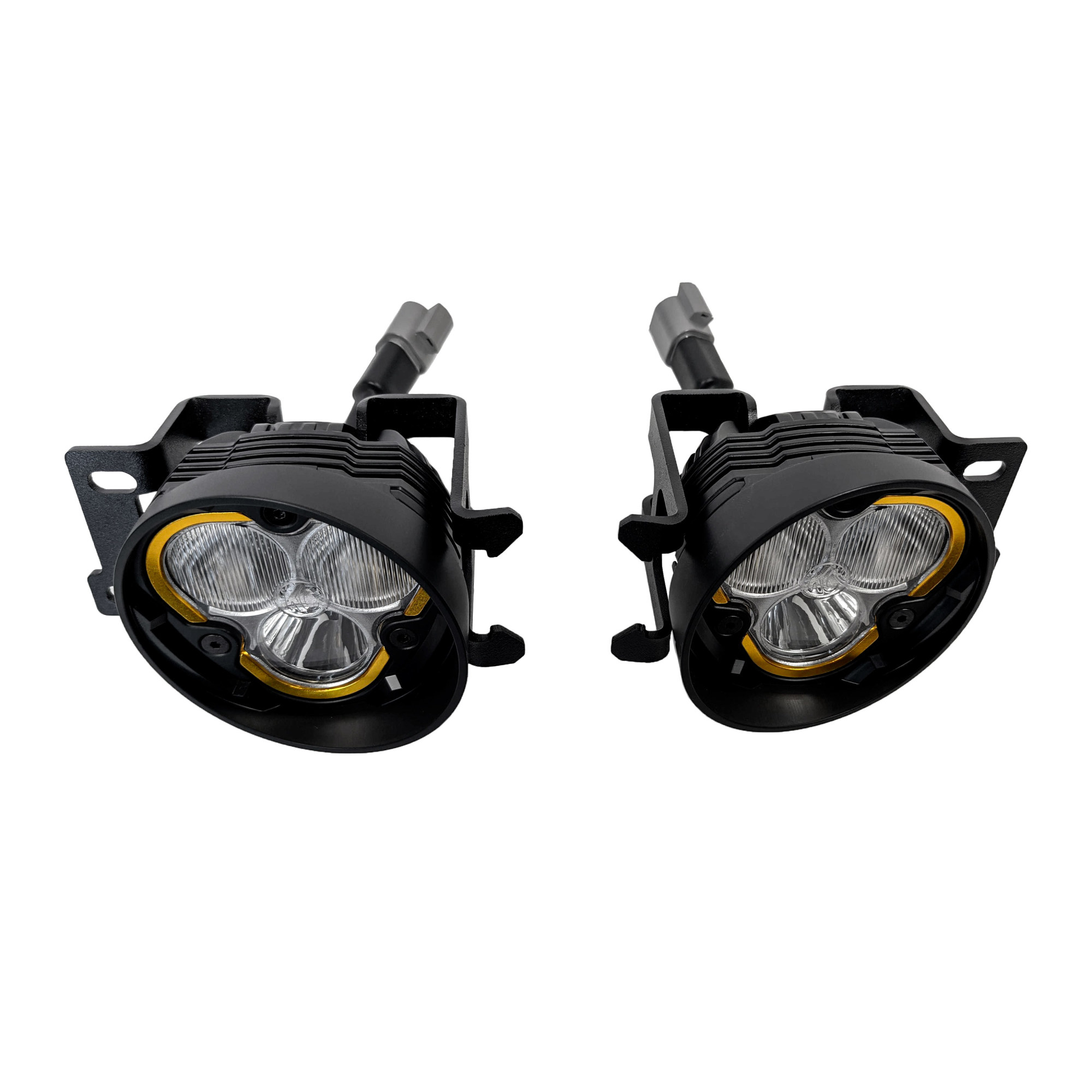 KC HiLiTES KC FLEX ERA 3 LED 3.5in Spot 2-Light Fog Pocket System Toyota 97152