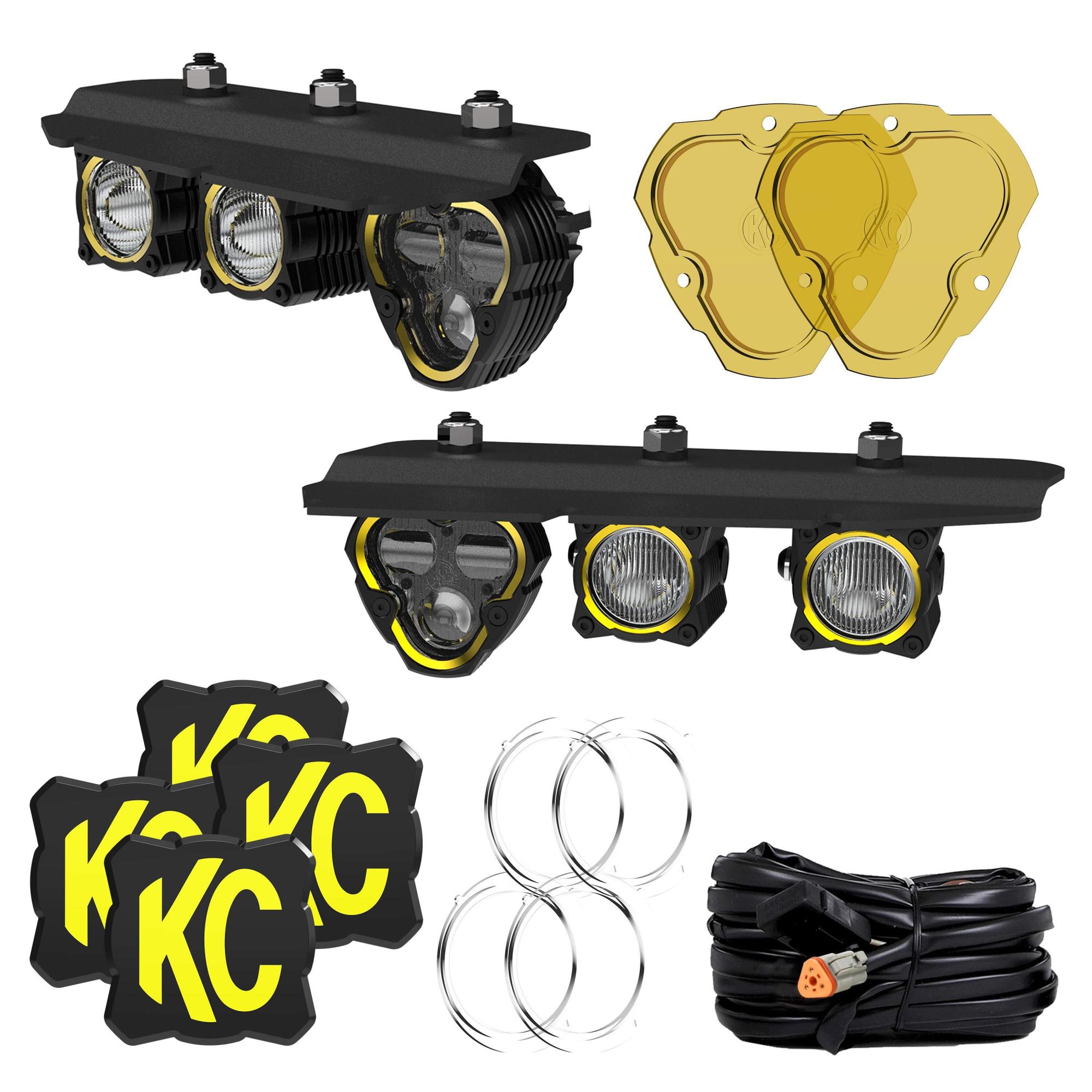 KC HiLiTES FLEX ERA - LED Fog Pocket System 2021+ Ford Bronco 97168