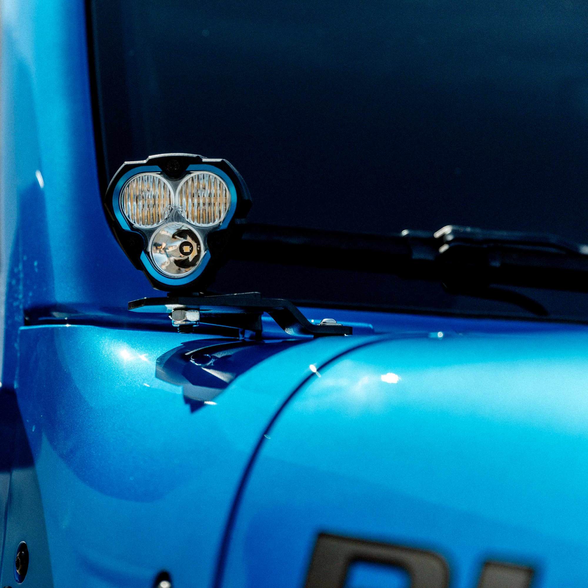 KC HiLiTES KC FLEX ERA 3 LED 3.5in Spot 2-Light Ditch System Jeep 392/Mojave 97162