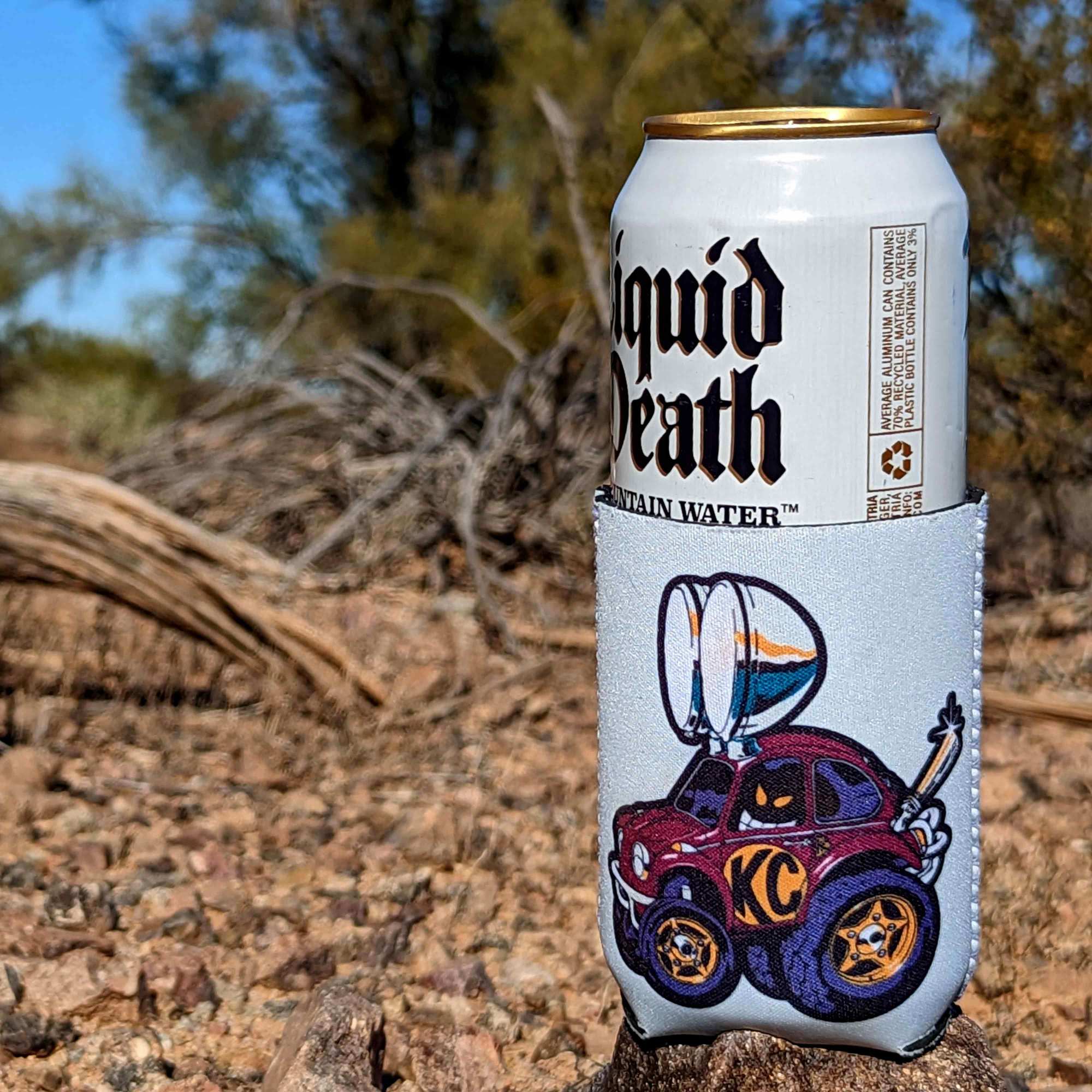 KC HiLiTES KC Koozie Retro Vintage Baja Bug - Natural 9945