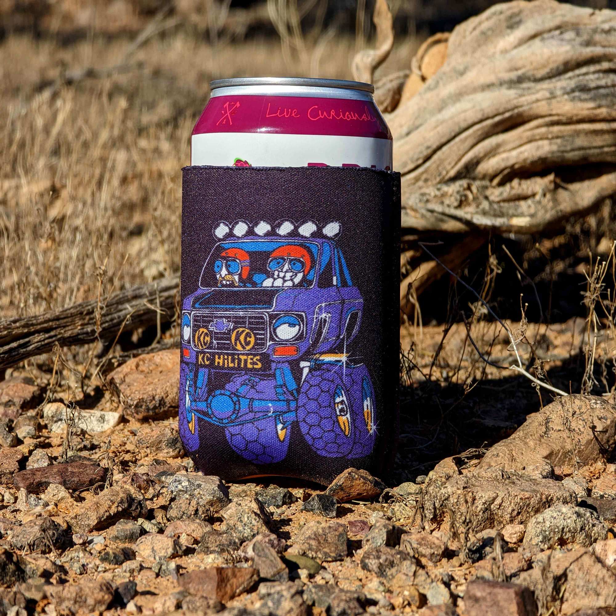 KC HiLiTES KC Koozie Retro Vintage Baja Truck - Black 9946