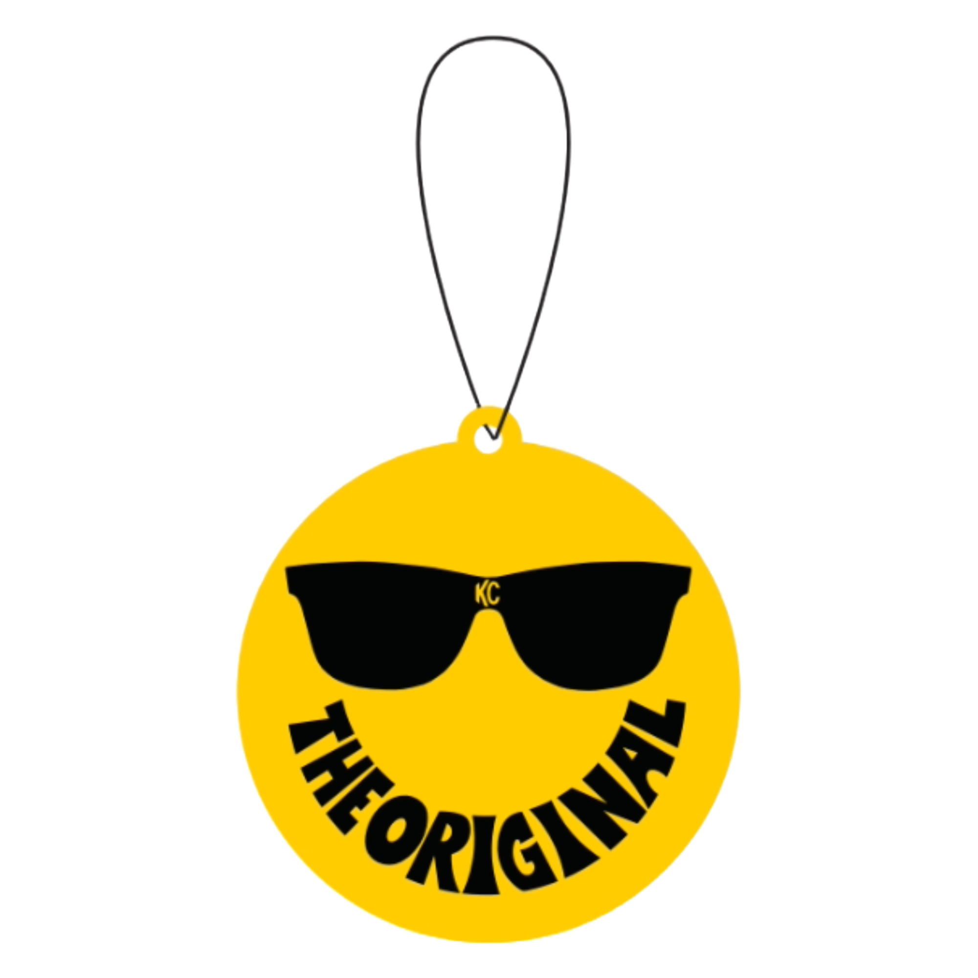 KC HiLiTES KC 3.5" Smiley Air Freshener with Ocean Breeze scent 9963